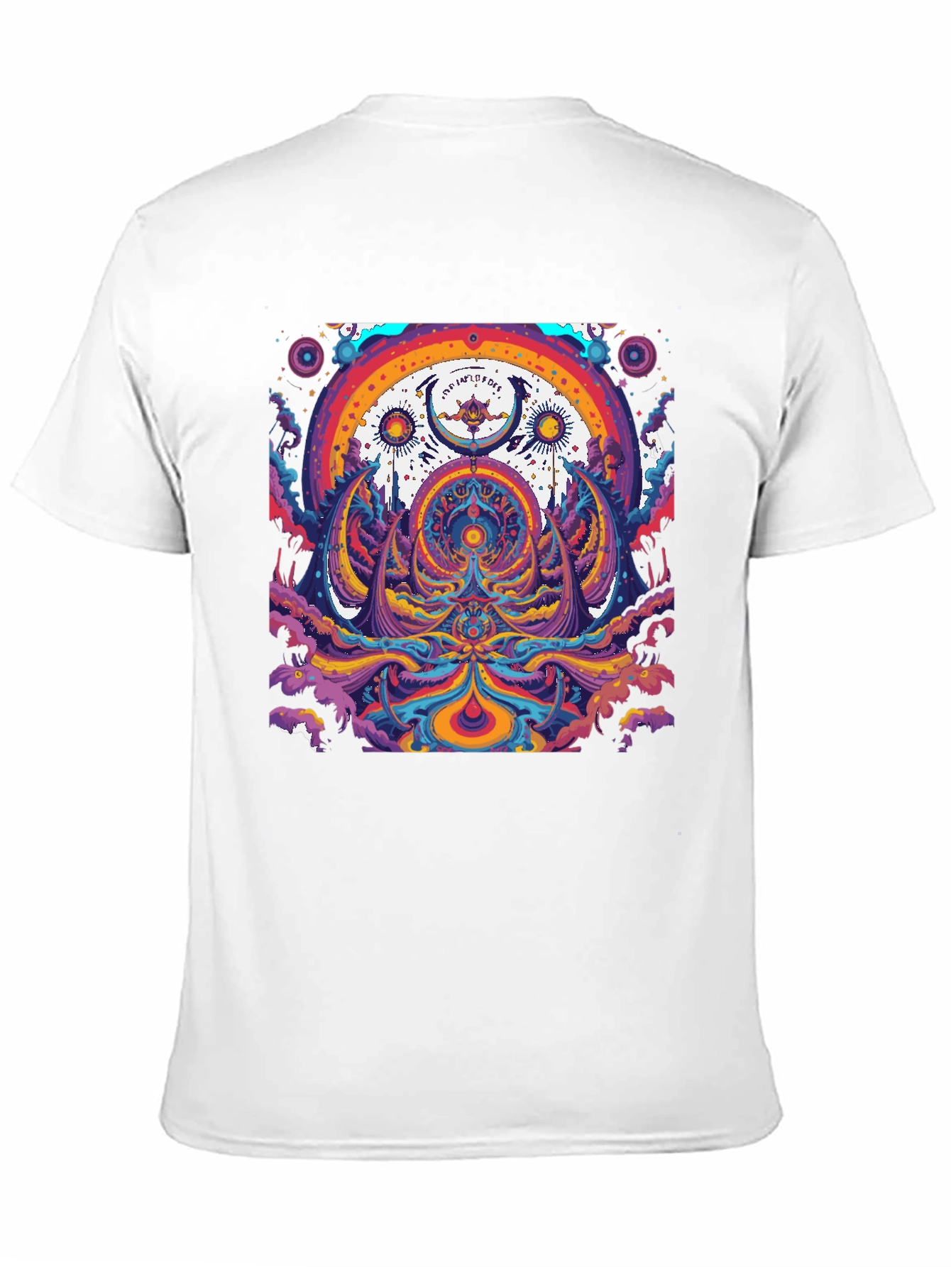 Psychedelic Rainbow Graphic Tee