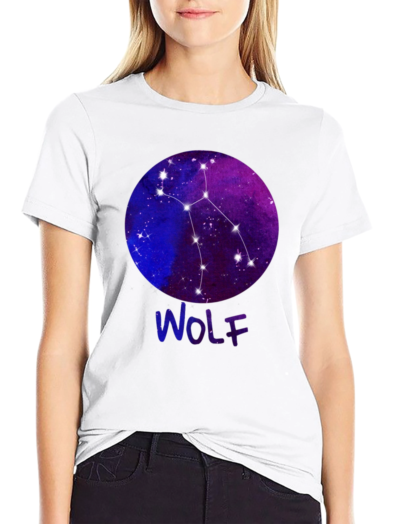 Wolf Constellation Graphic Tee - Unisex