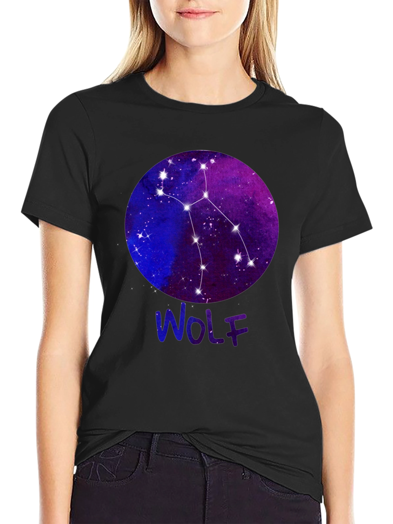 Wolf Constellation Graphic Tee - Unisex