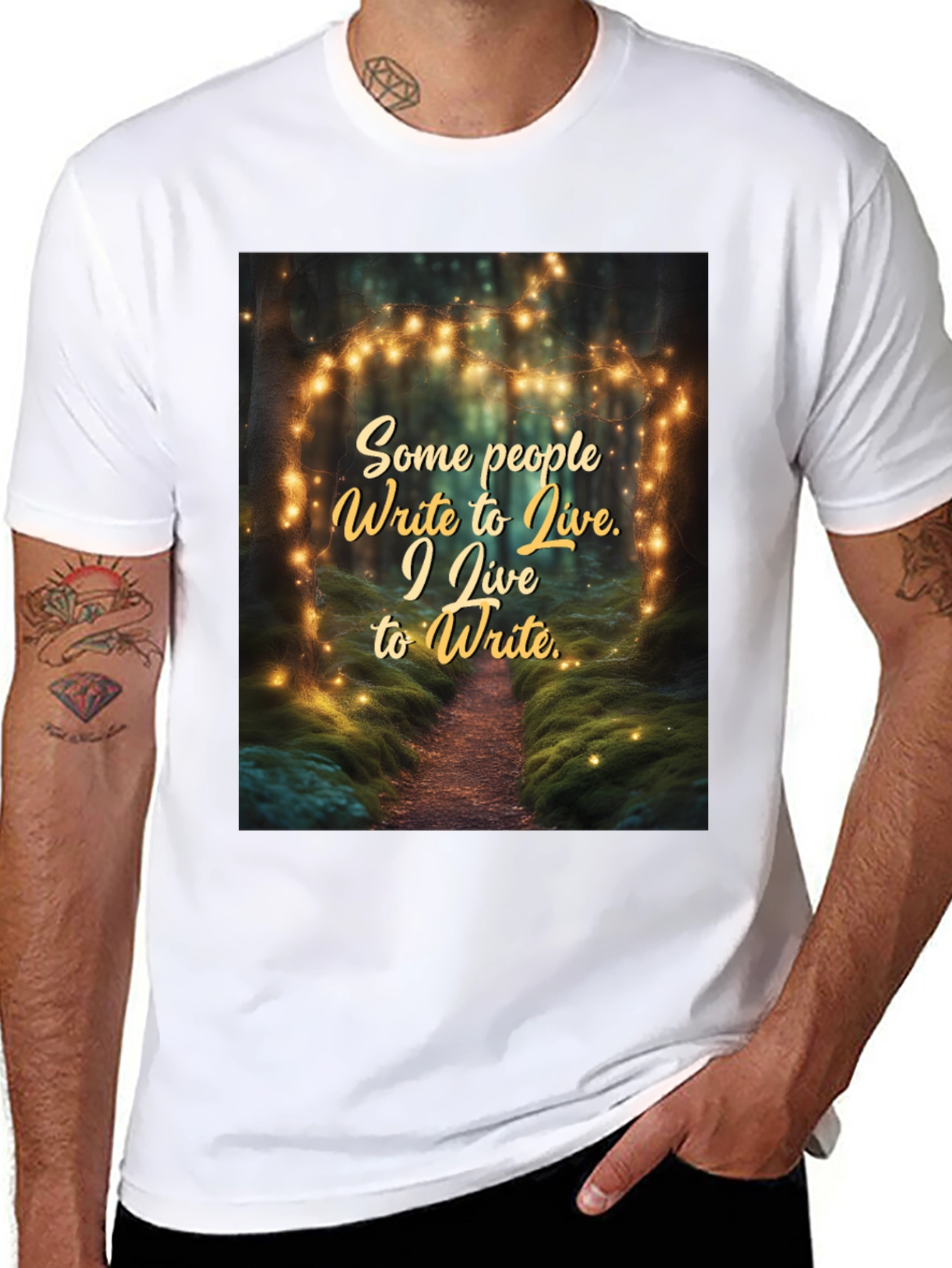 I Live To Write T-Shirt