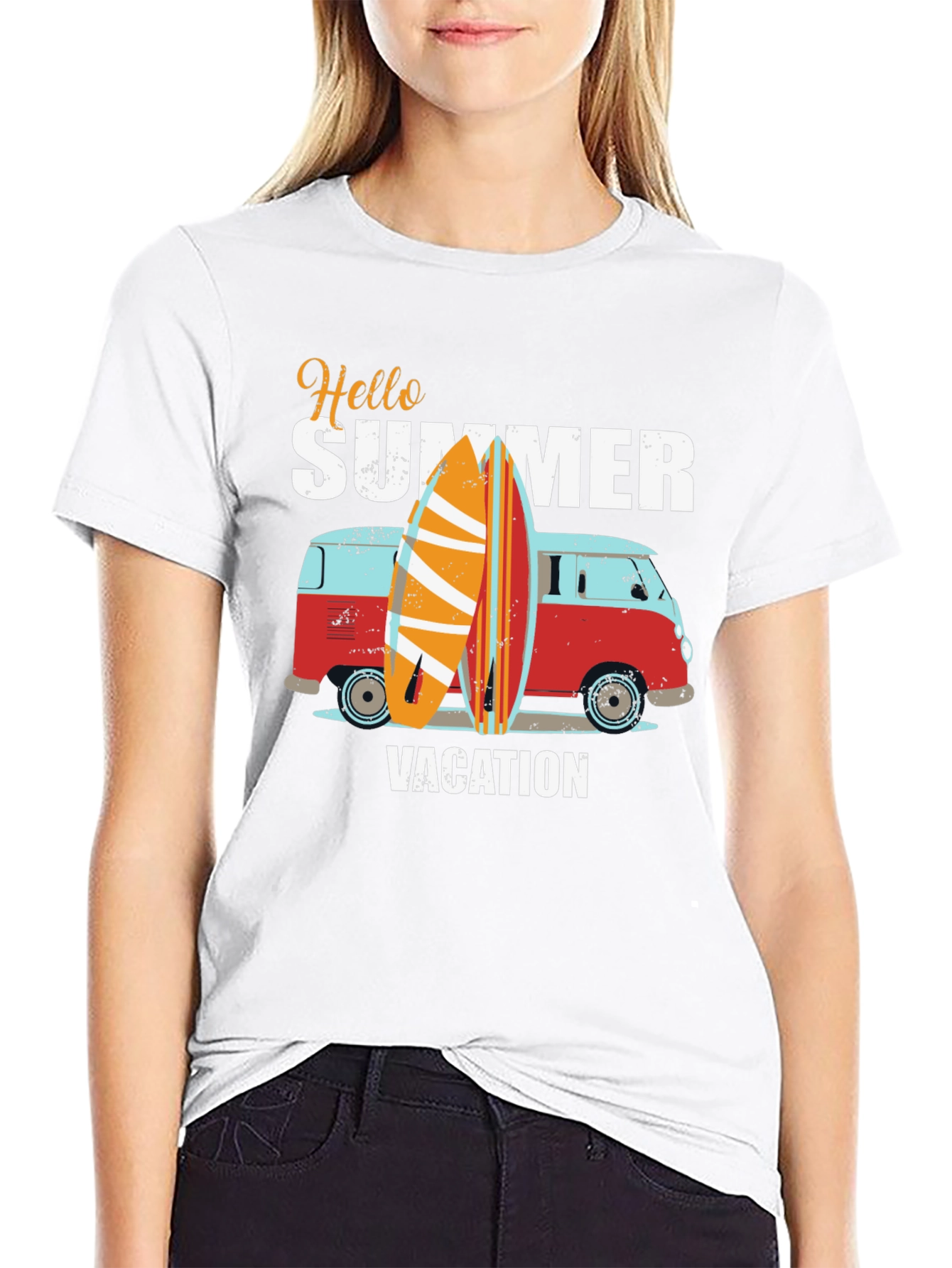 Hello Summer Vacation Tee