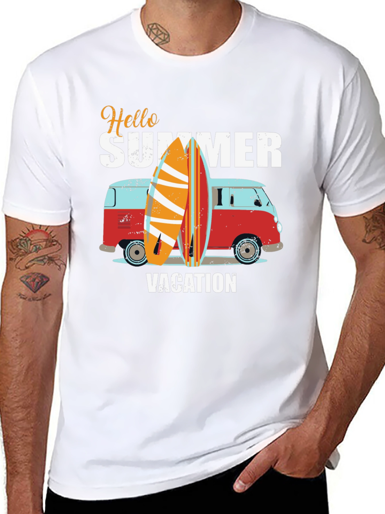 Hello Summer Vacation Tee