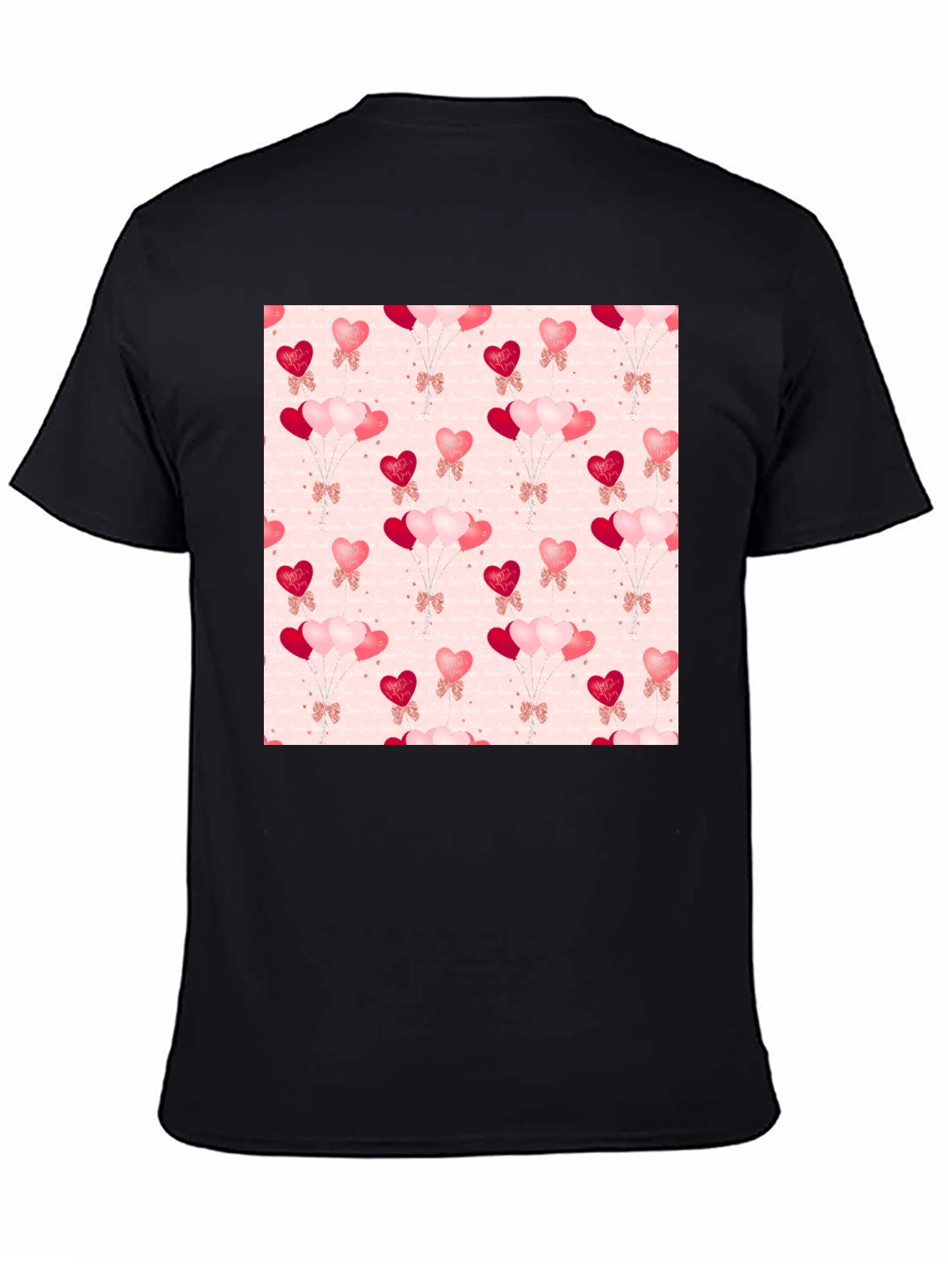 Heart Balloons Pattern T-Shirt