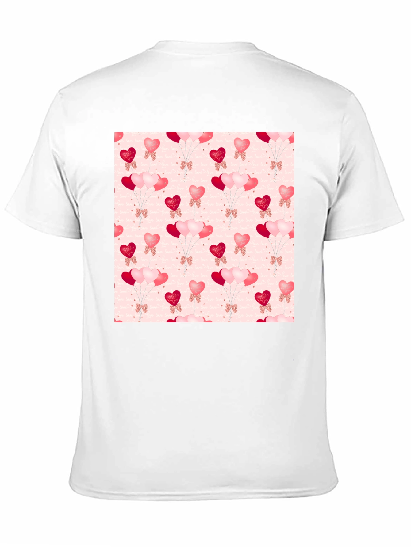 Heart Balloons Pattern T-Shirt