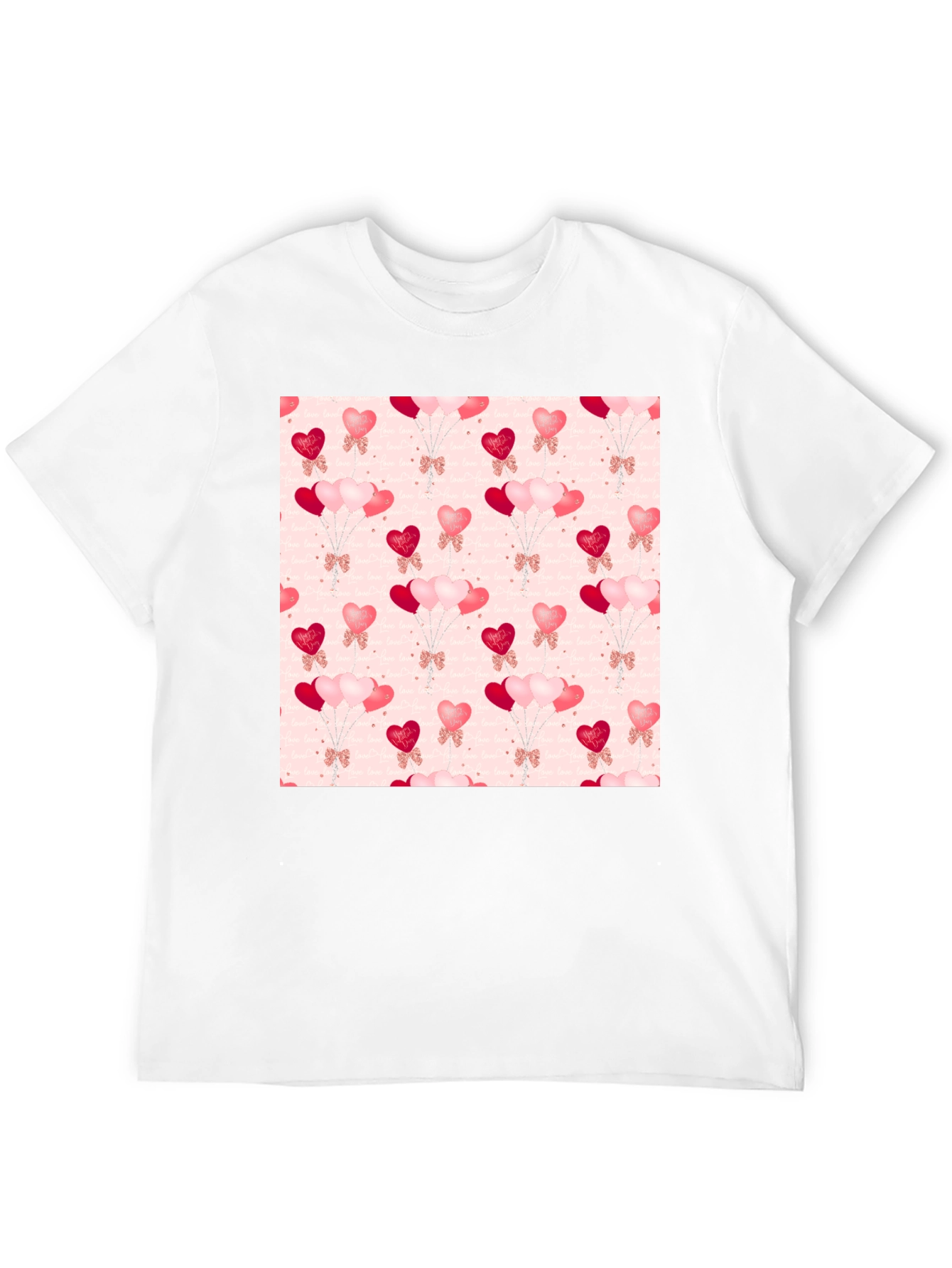 Heart Balloons Pattern T-Shirt