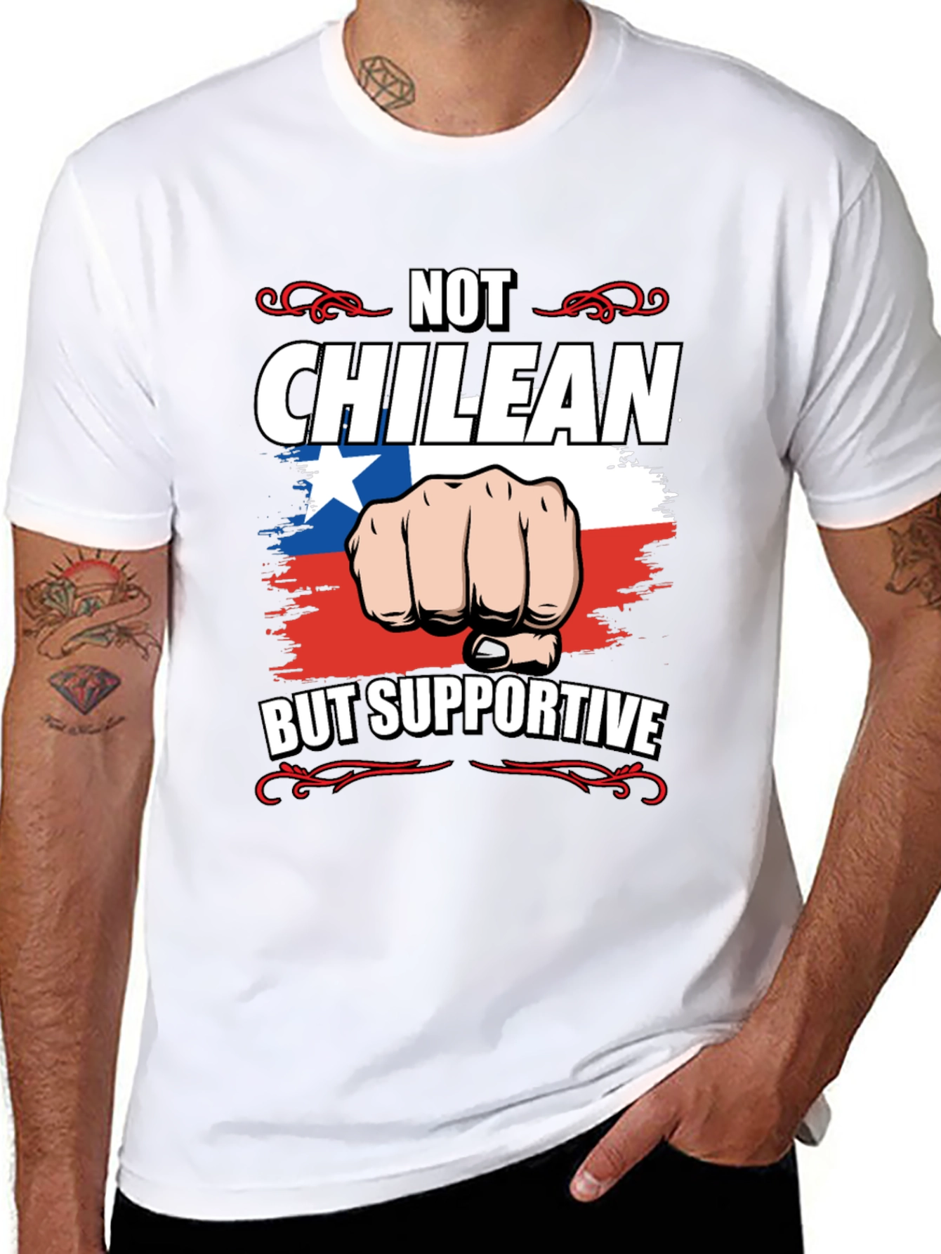 Not Chilean But Supportive T-Shirt
