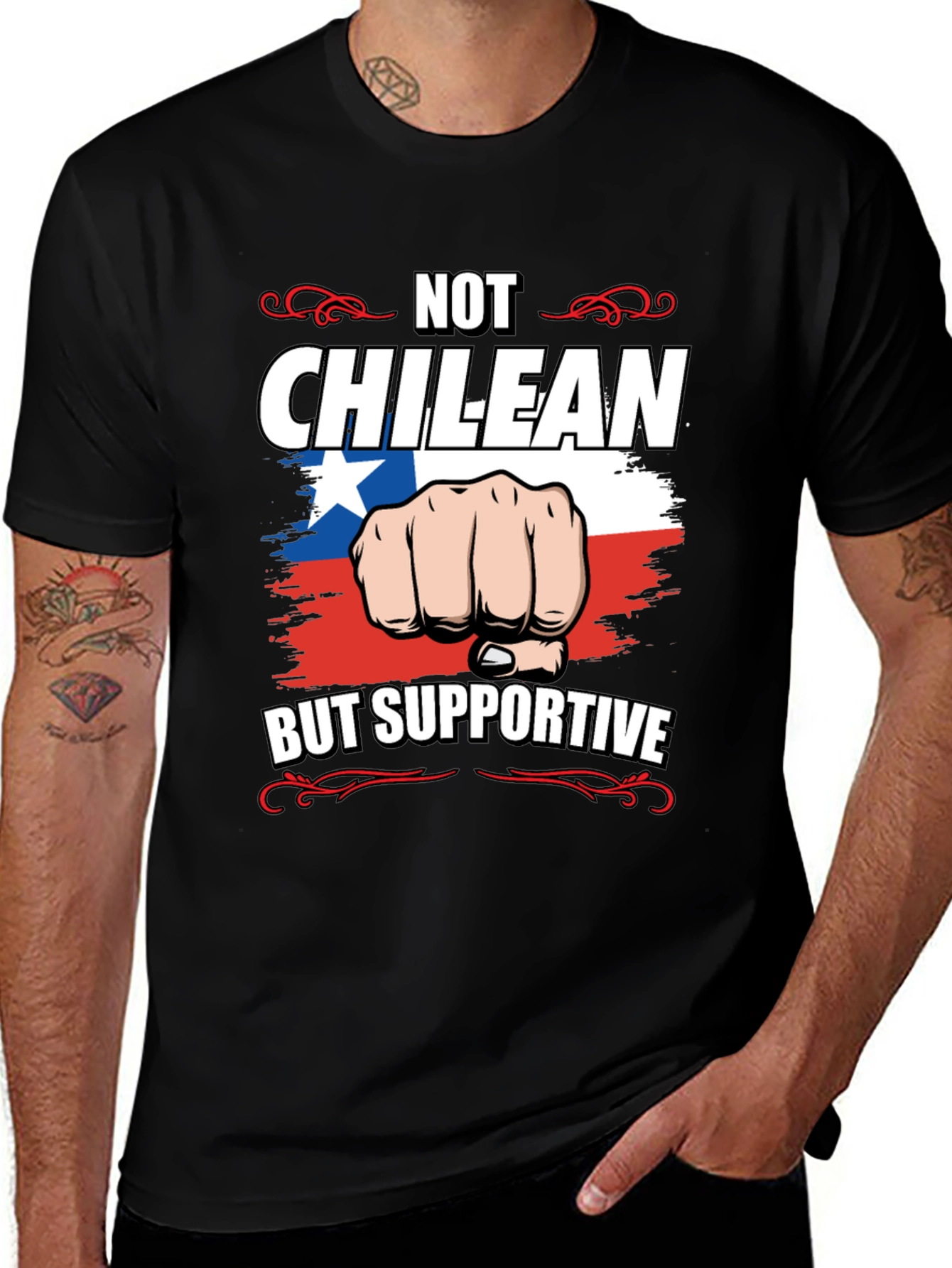 Not Chilean But Supportive T-Shirt