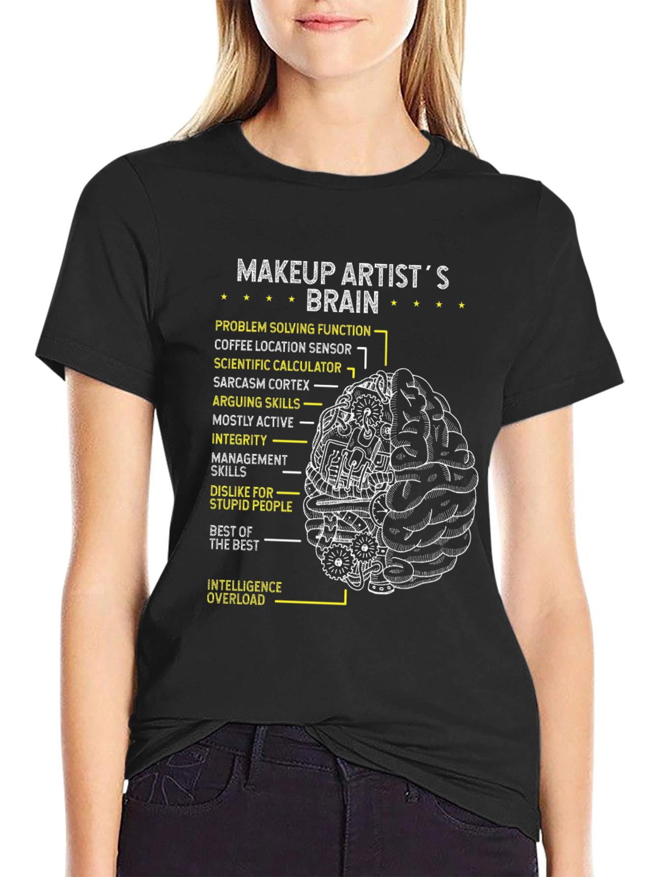 Makeup Artists Brain T-Shirt