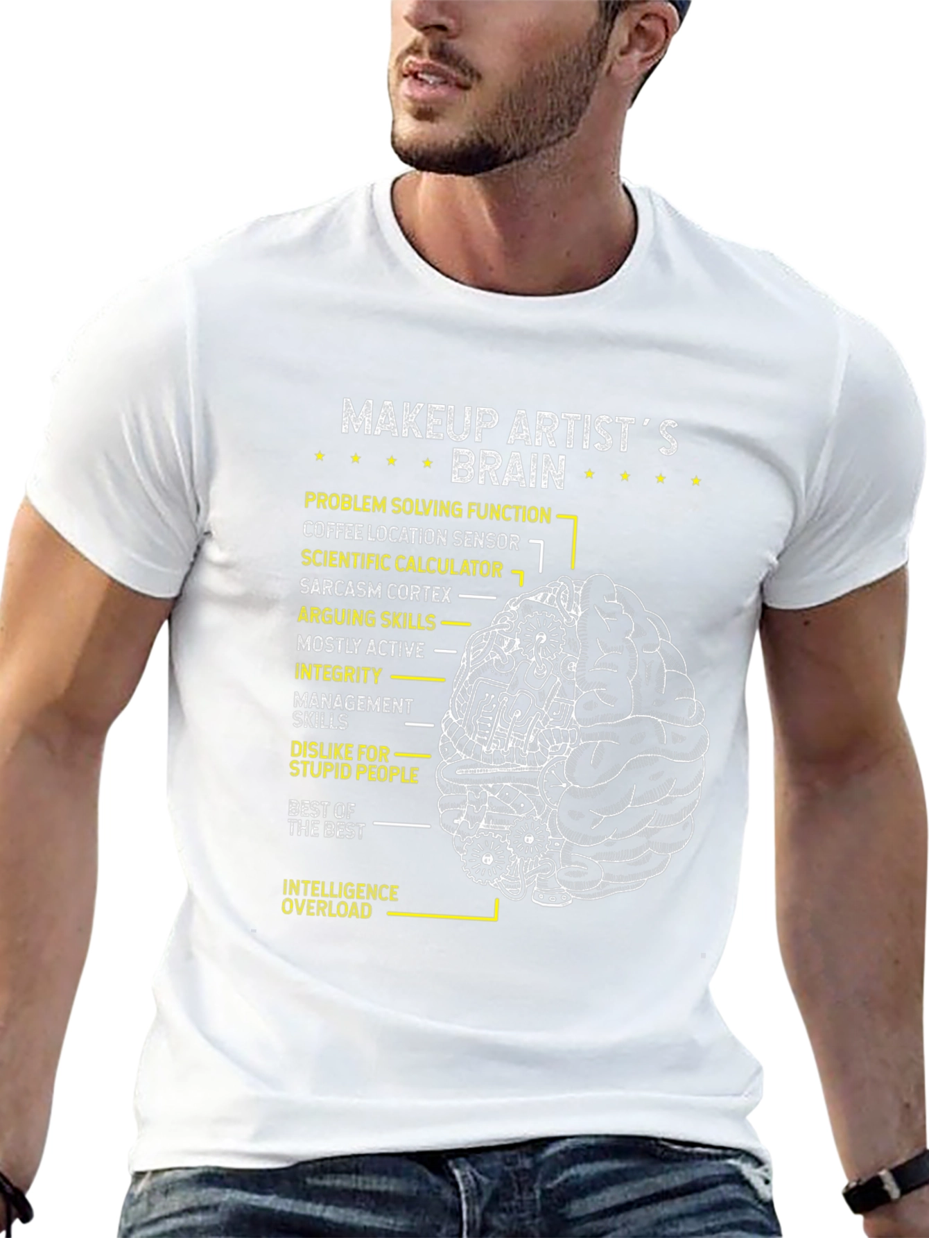 Makeup Artists Brain T-Shirt