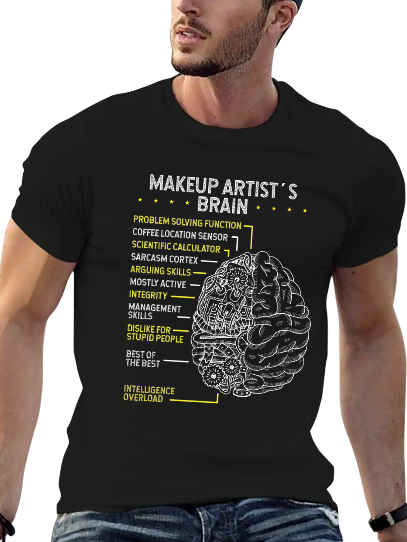 Makeup Artists Brain T-Shirt