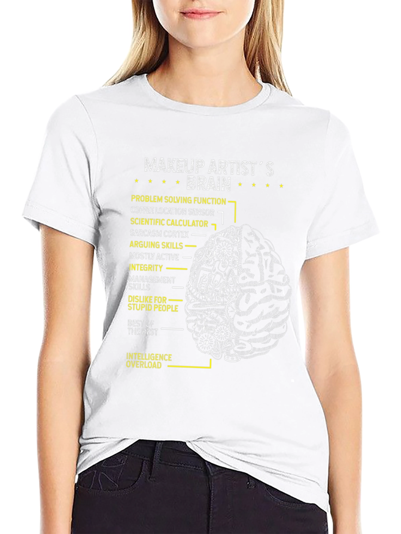 Makeup Artists Brain T-Shirt