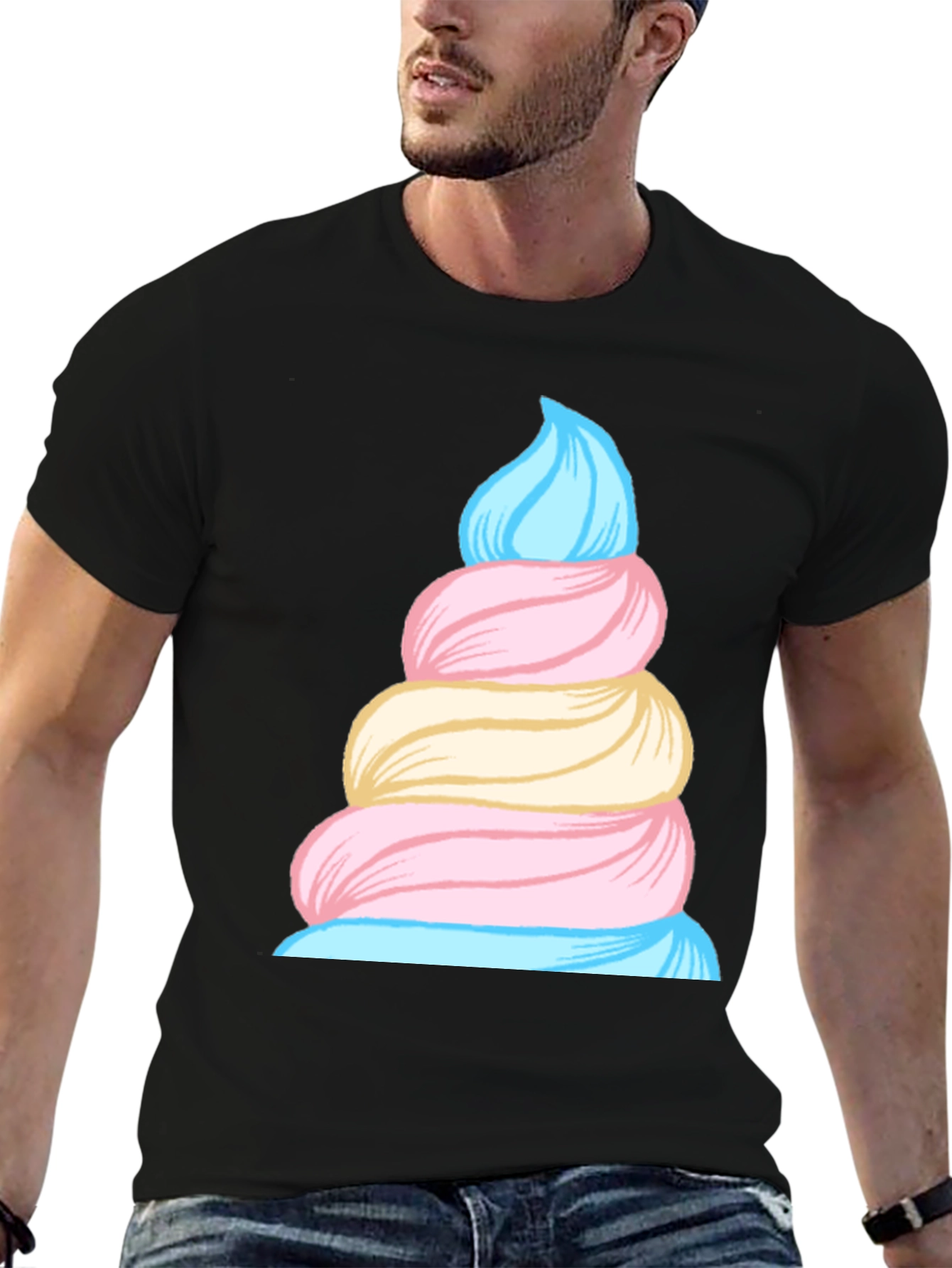 Cotton Candy Swirl Tee - Sweet Style!