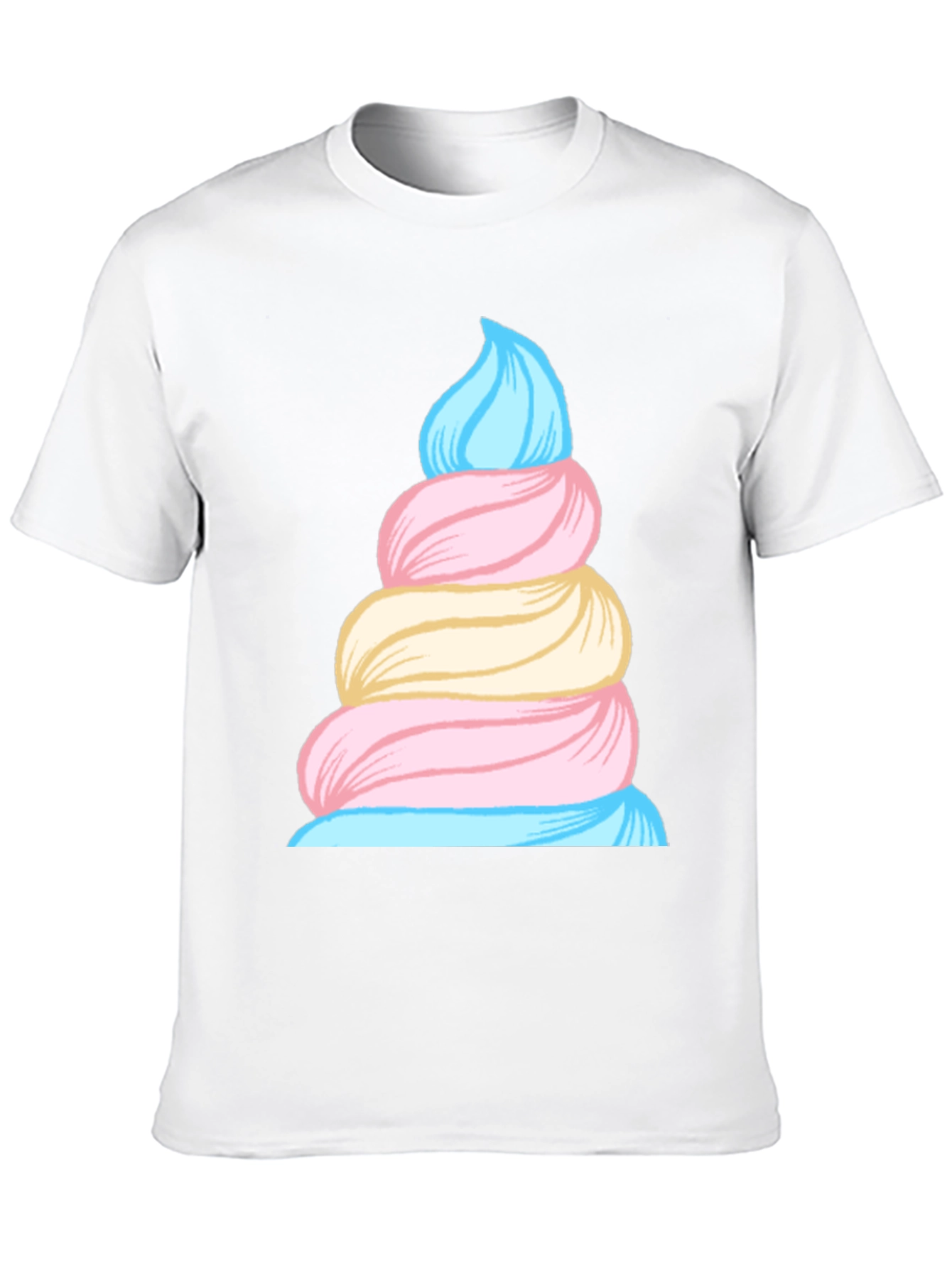 Cotton Candy Swirl Tee - Sweet Style!