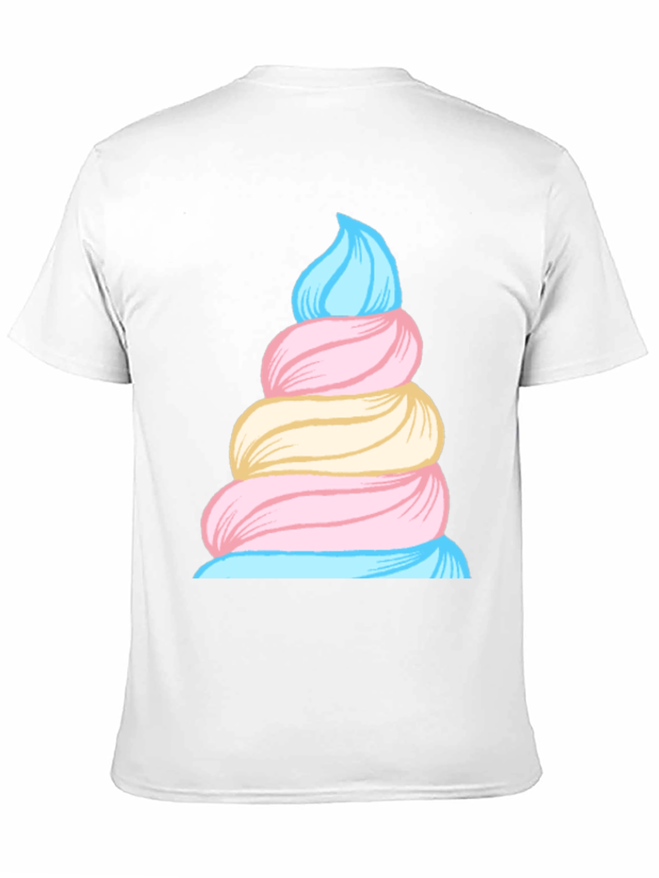 Cotton Candy Swirl Tee - Sweet Style!