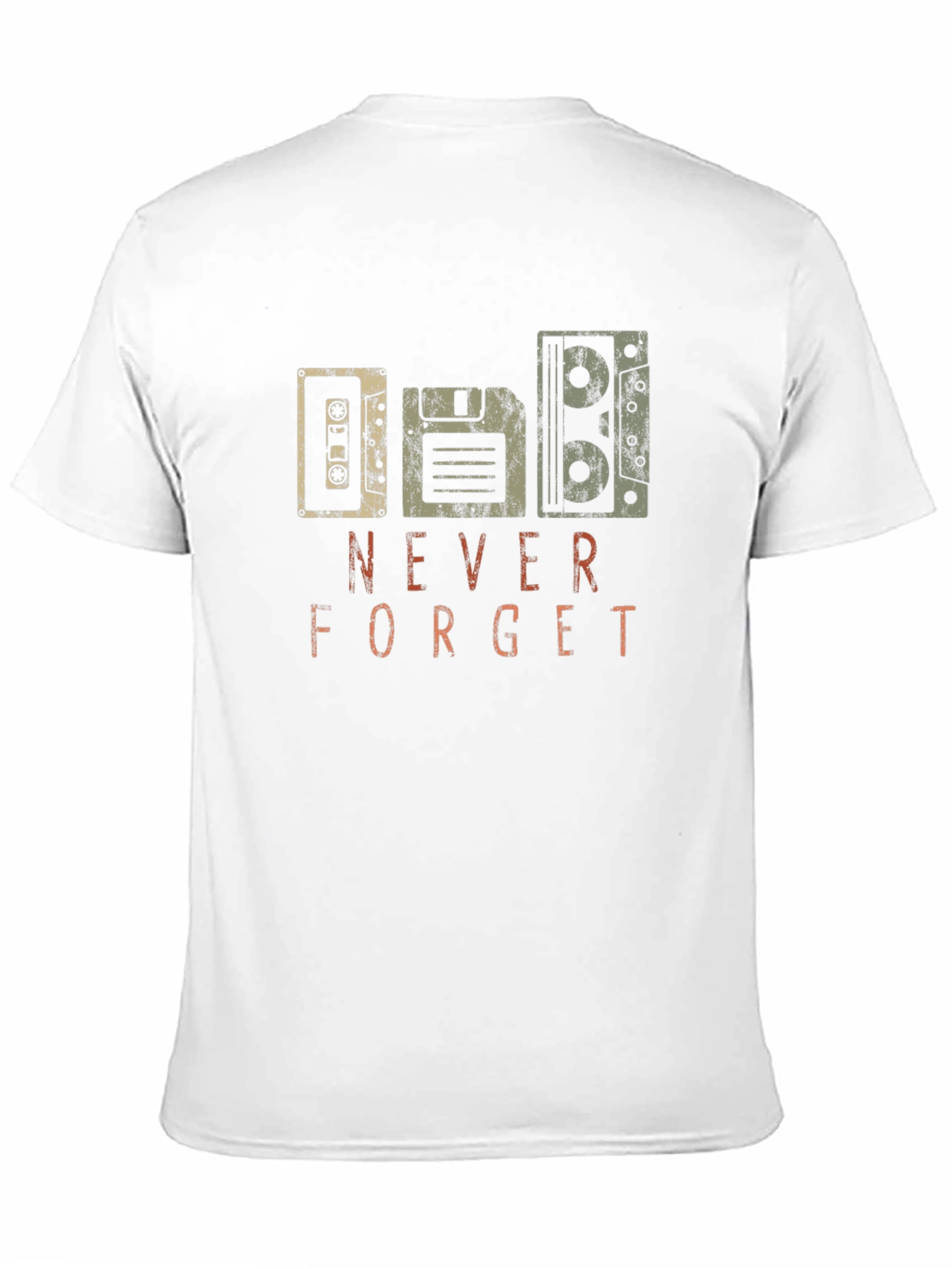 Retro Tech Never Forget Graphic T-Shirt