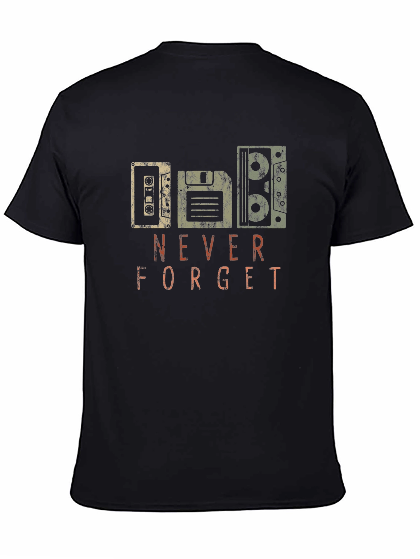 Retro Tech Never Forget Graphic T-Shirt