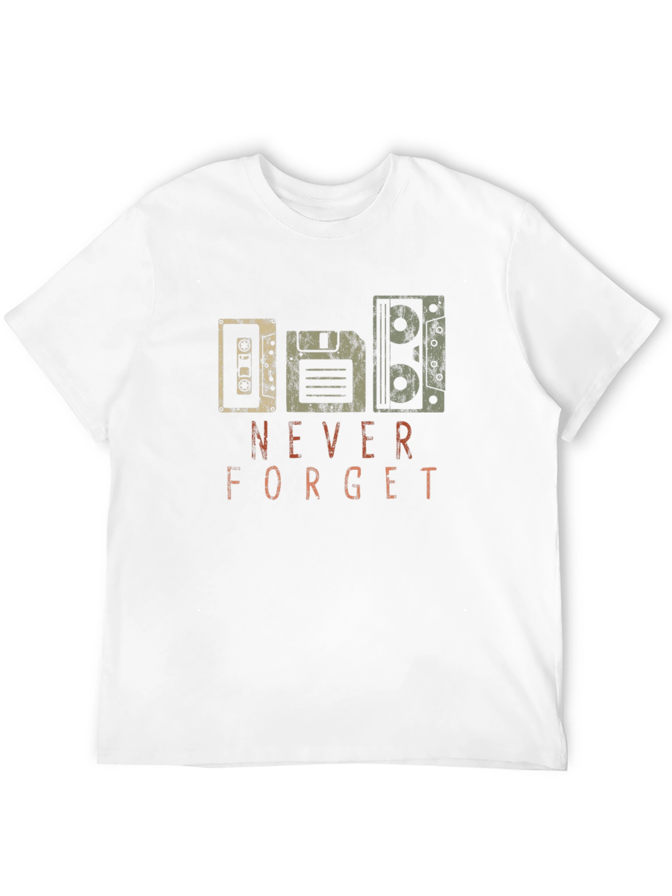 Retro Tech Never Forget Graphic T-Shirt