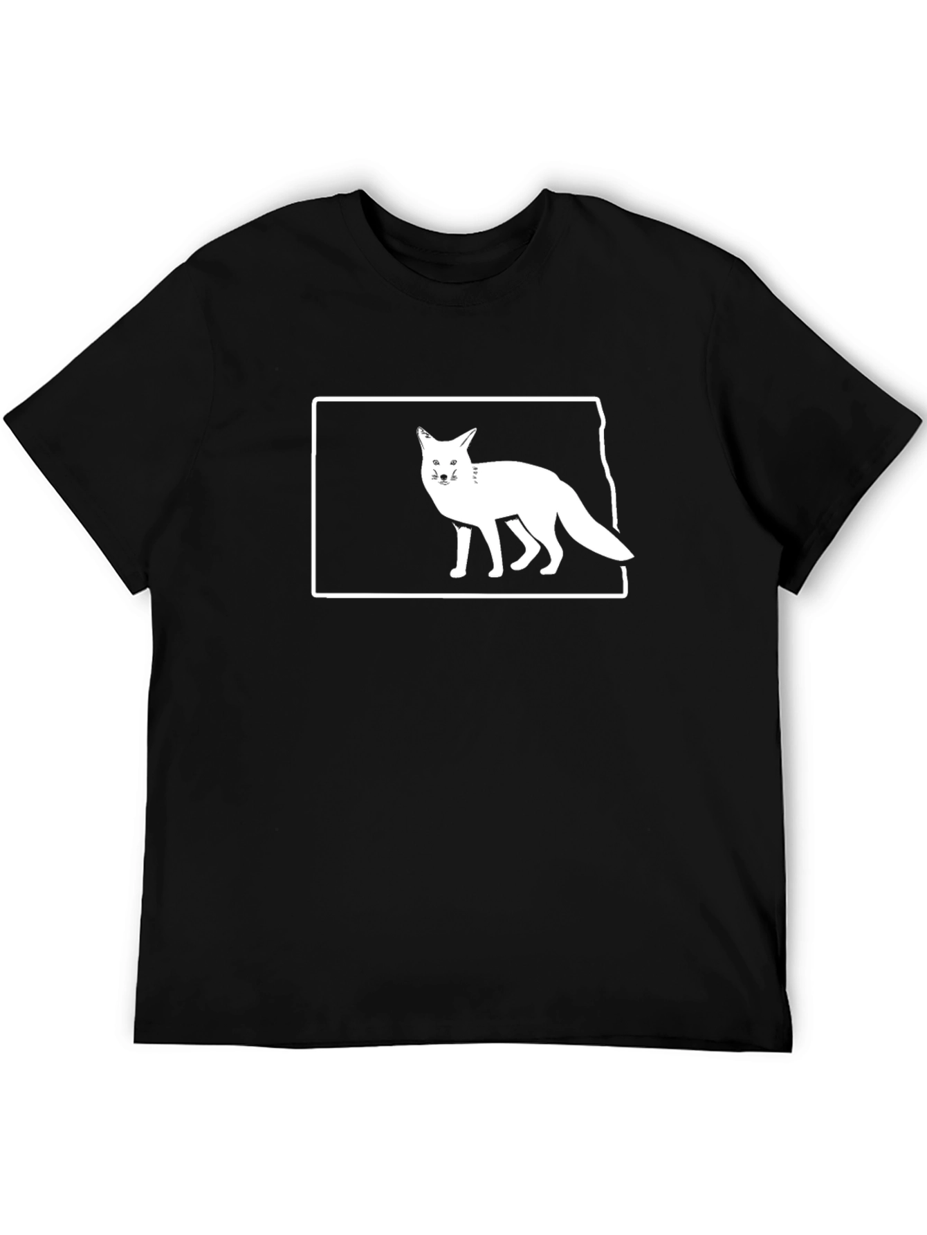 Fox Graphic T-Shirt - Black
