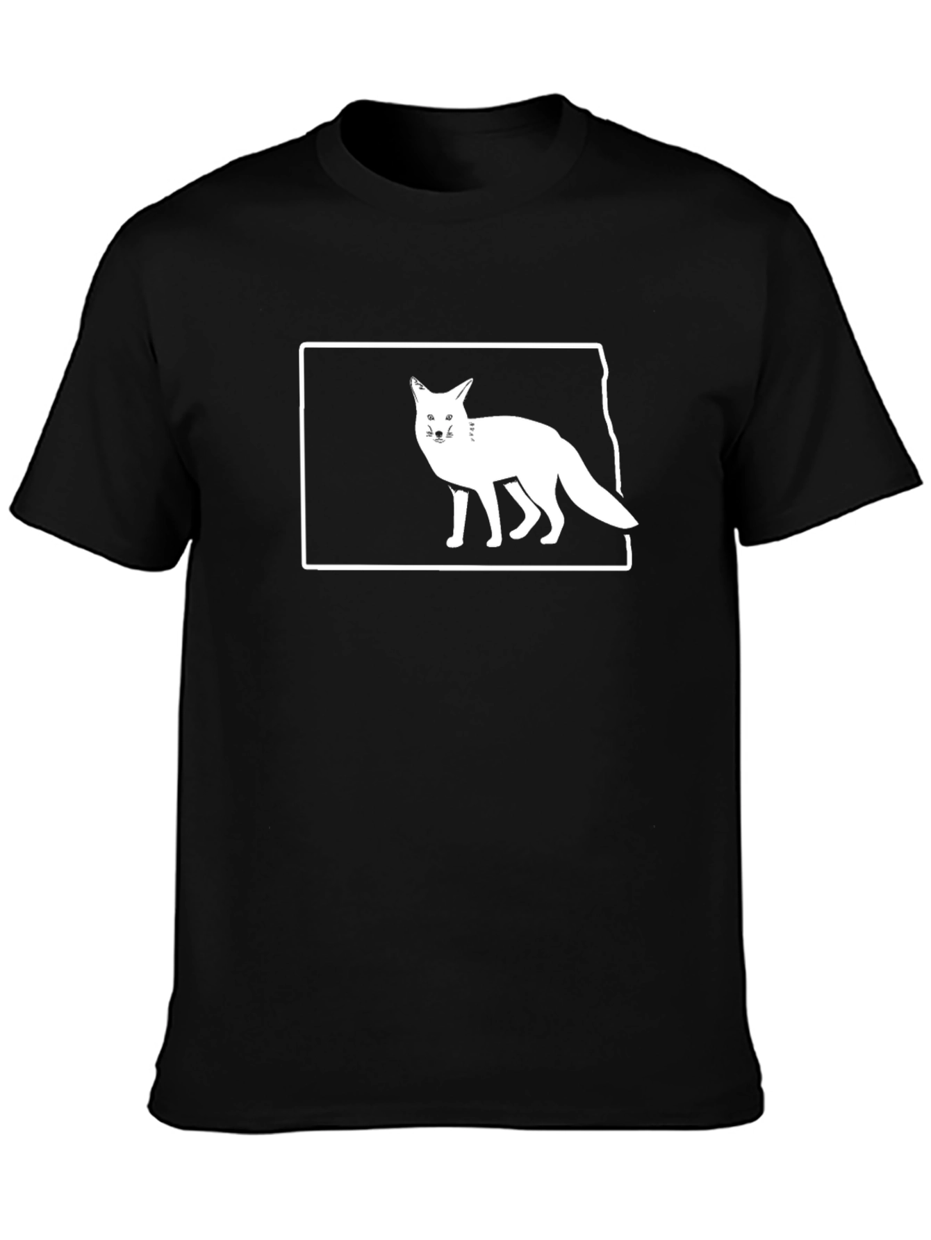 Fox Graphic T-Shirt - Black