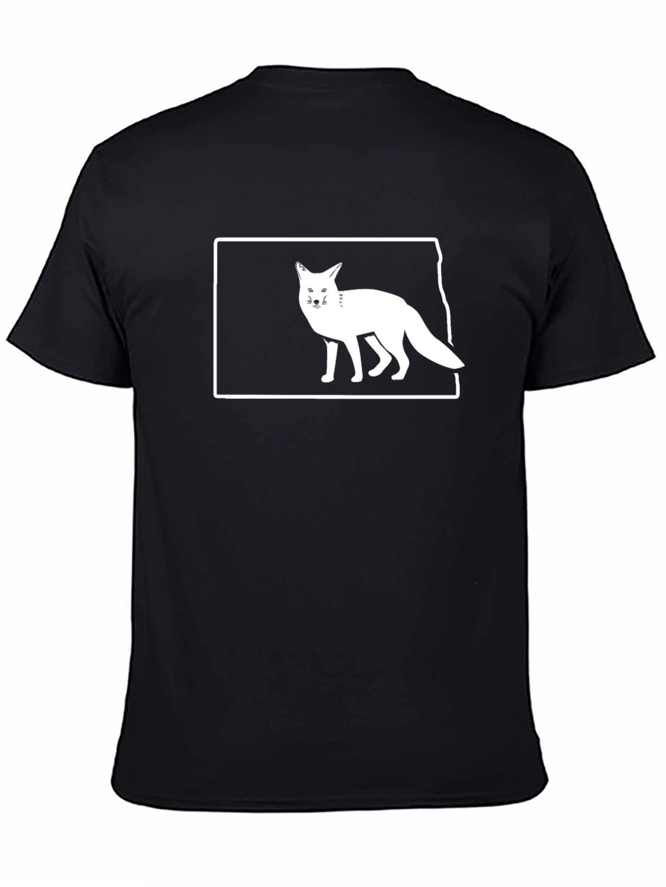 Fox Graphic T-Shirt - Black