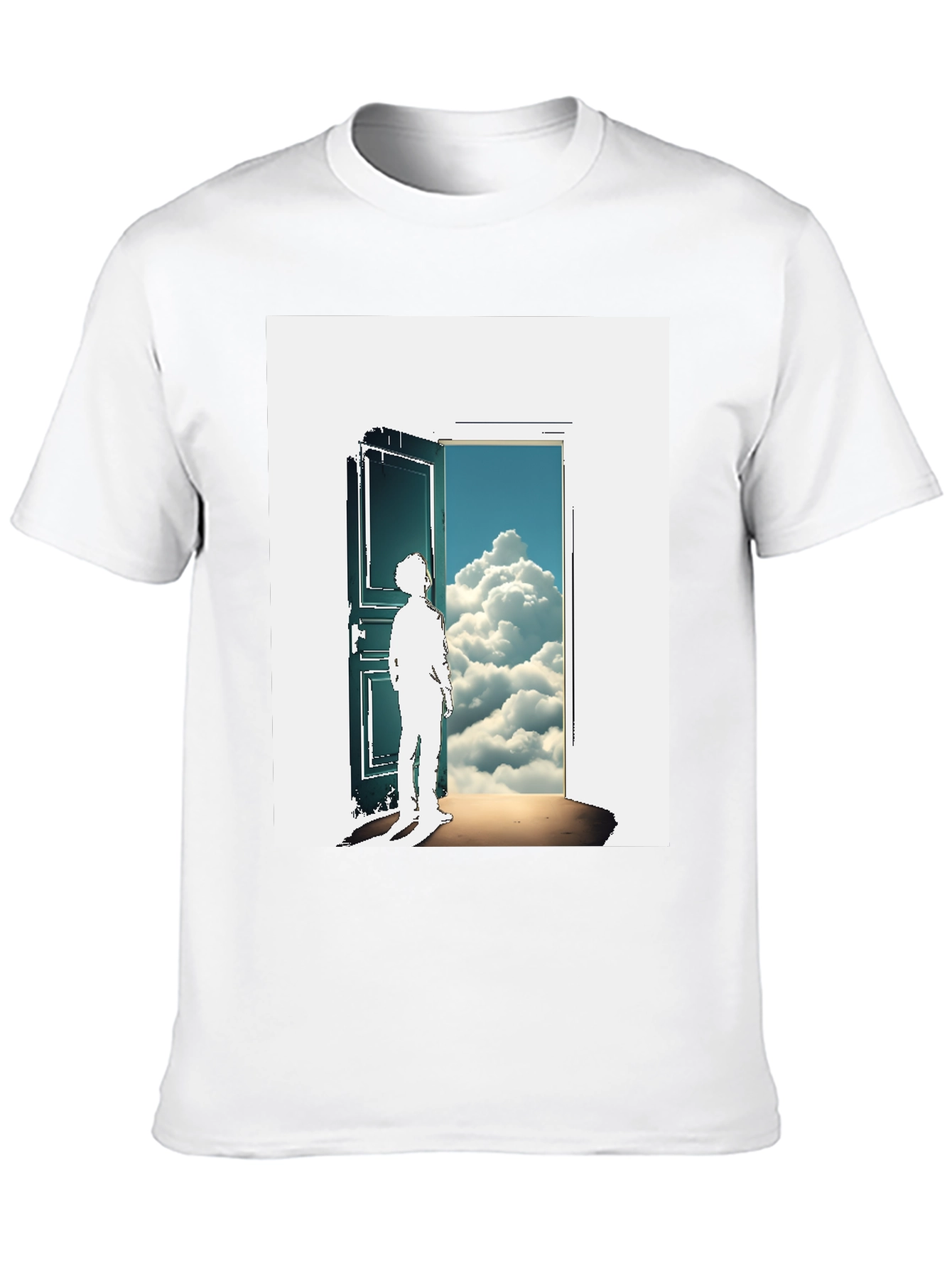 Dreamscape Door Graphic Tee - Modern Style