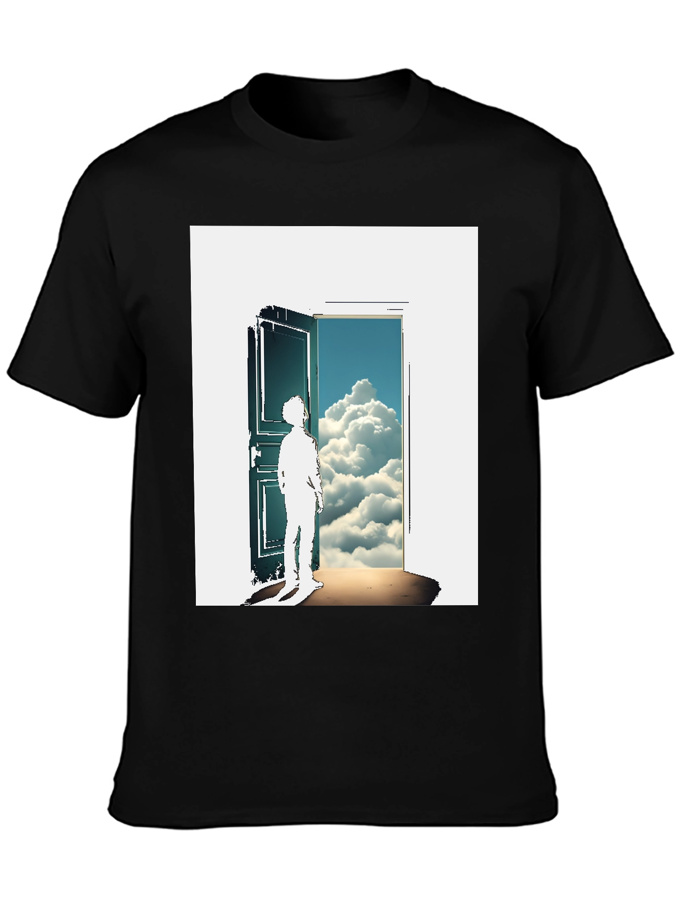 Dreamscape Door Graphic Tee - Modern Style