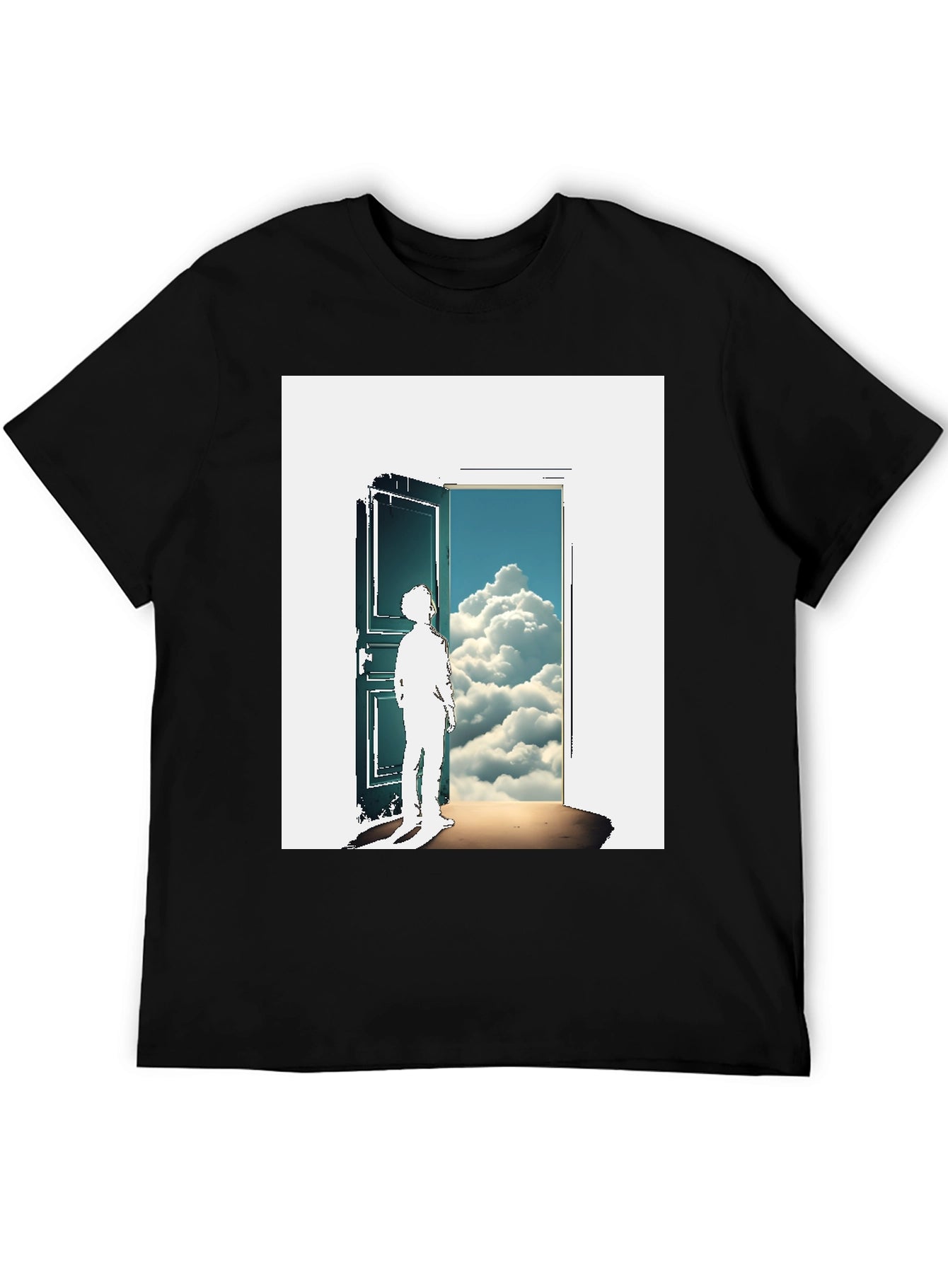 Dreamscape Door Graphic Tee - Modern Style