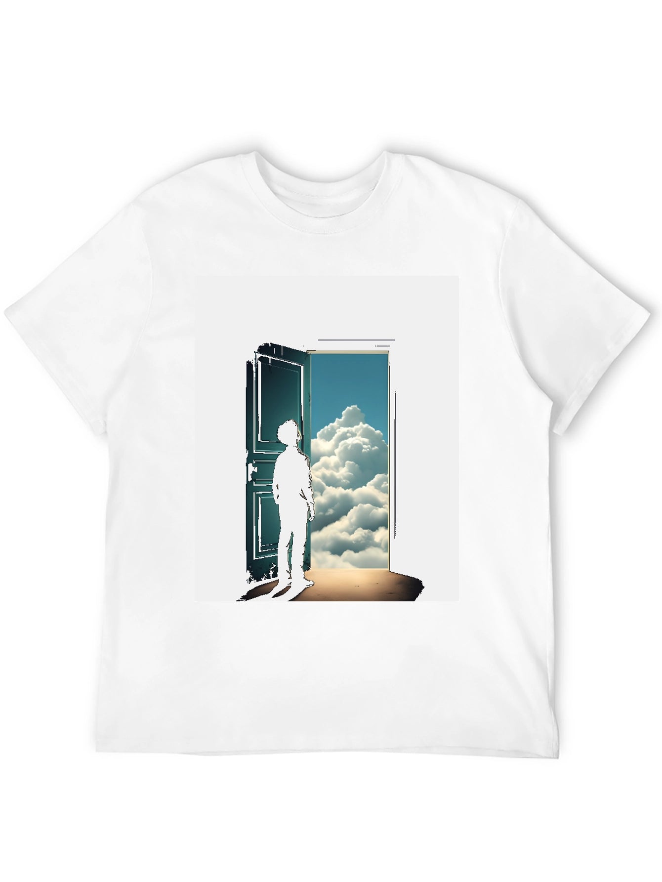 Dreamscape Door Graphic Tee - Modern Style