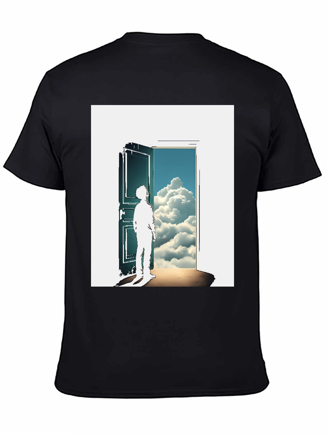 Dreamscape Door Graphic Tee - Modern Style