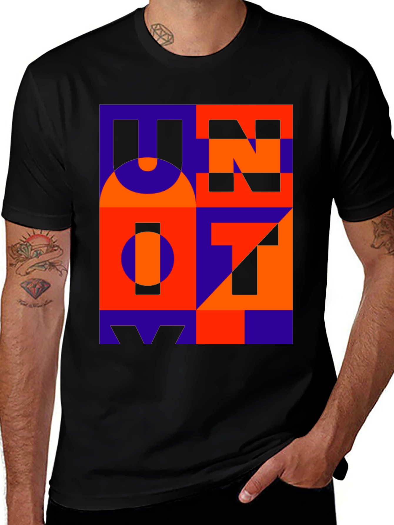 Abstract Geometric T-Shirt