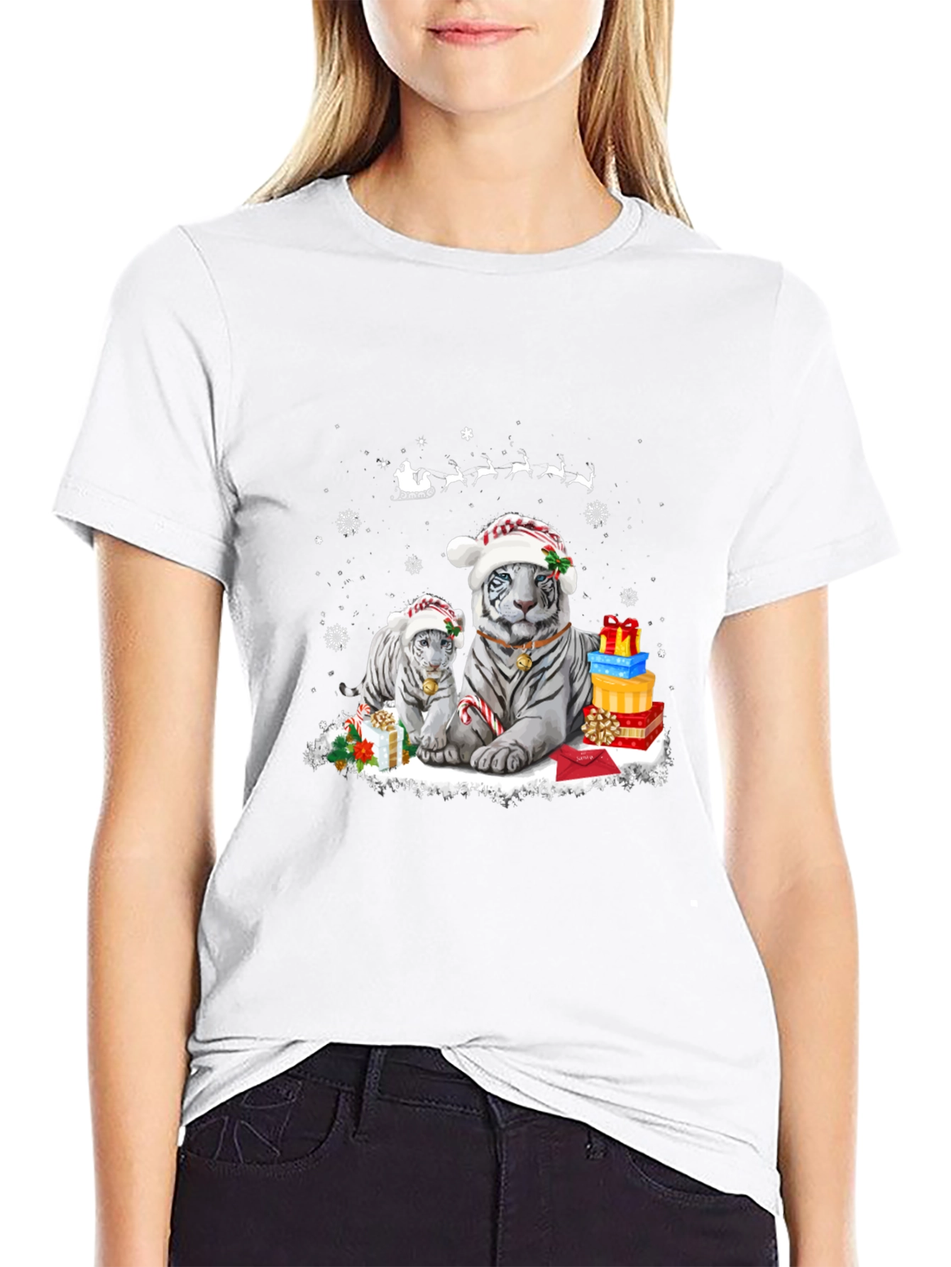 Christmas Tiger T-Shirt