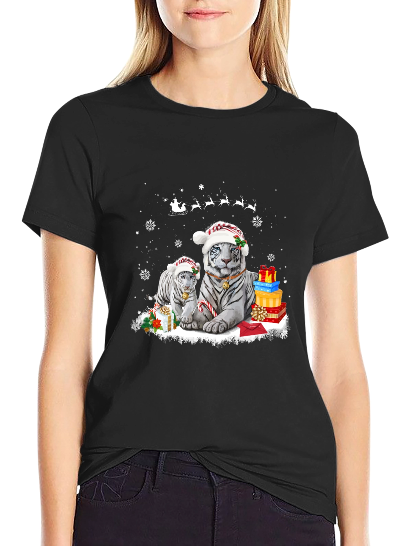 Christmas Tiger T-Shirt