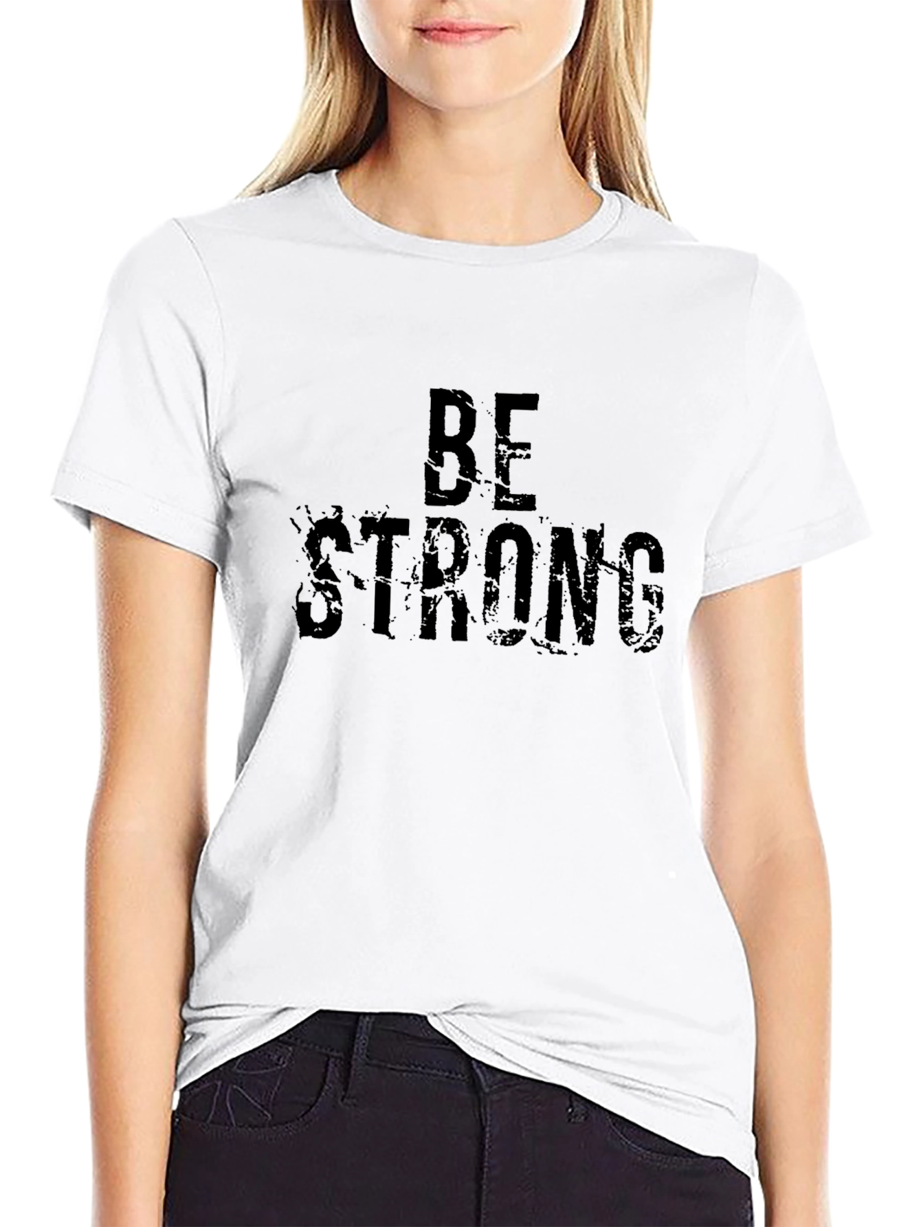 Be Strong Black T-Shirt