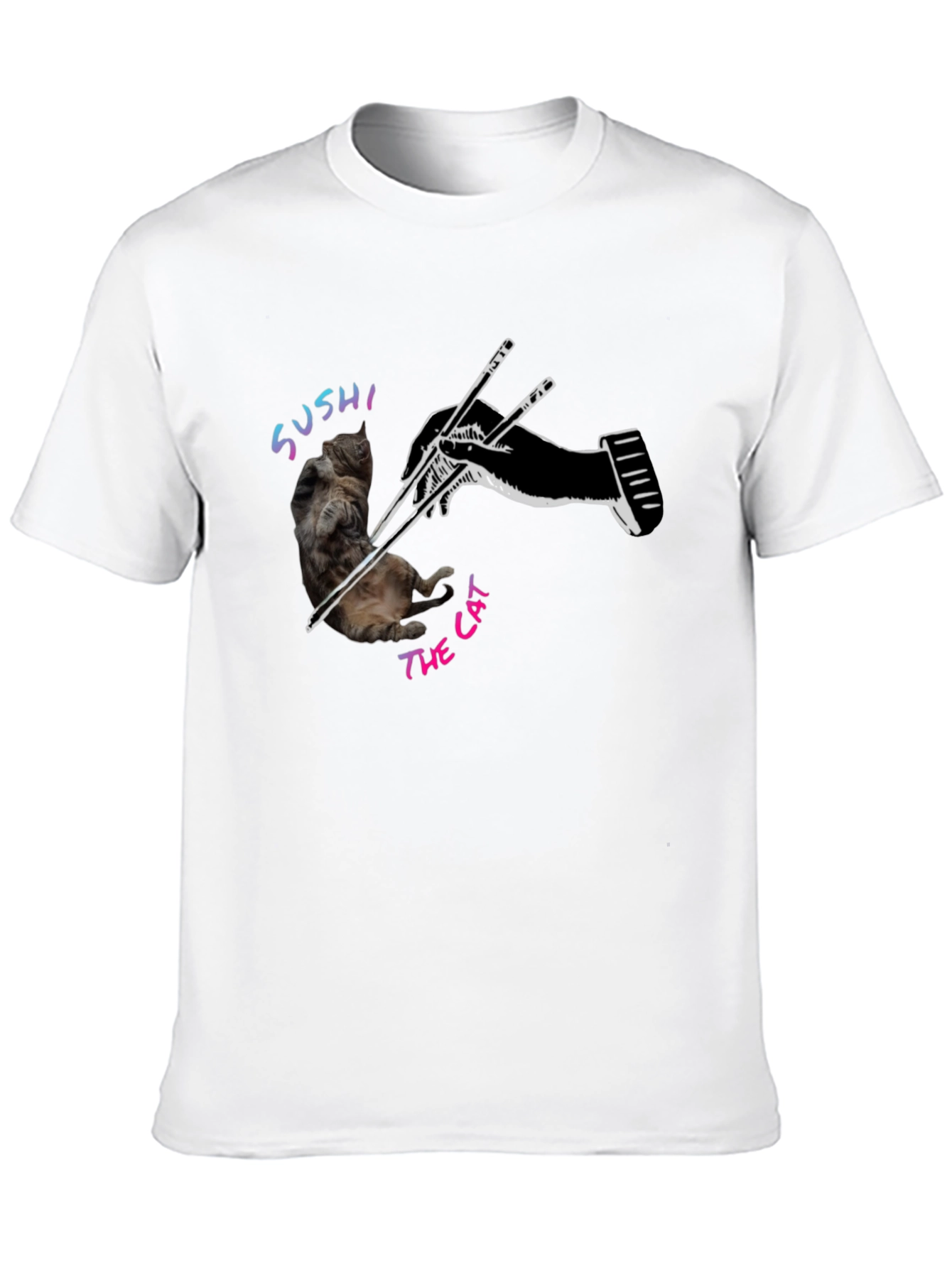 Sushi The Cat Graphic T-Shirt