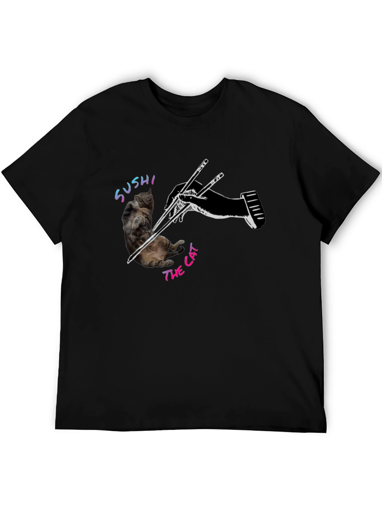 Sushi The Cat Graphic T-Shirt