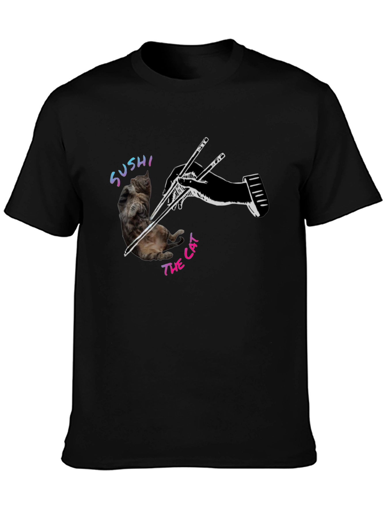 Sushi The Cat Graphic T-Shirt