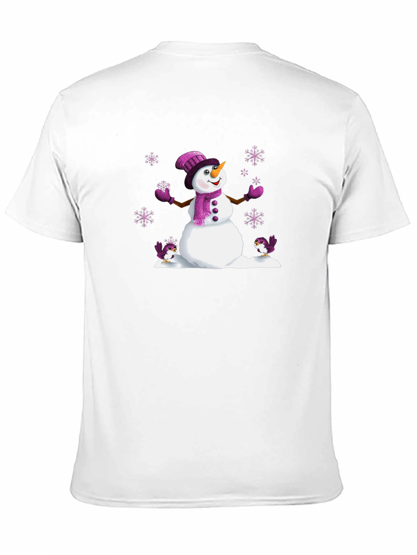 Festive Winter Snowman Graphic Tee