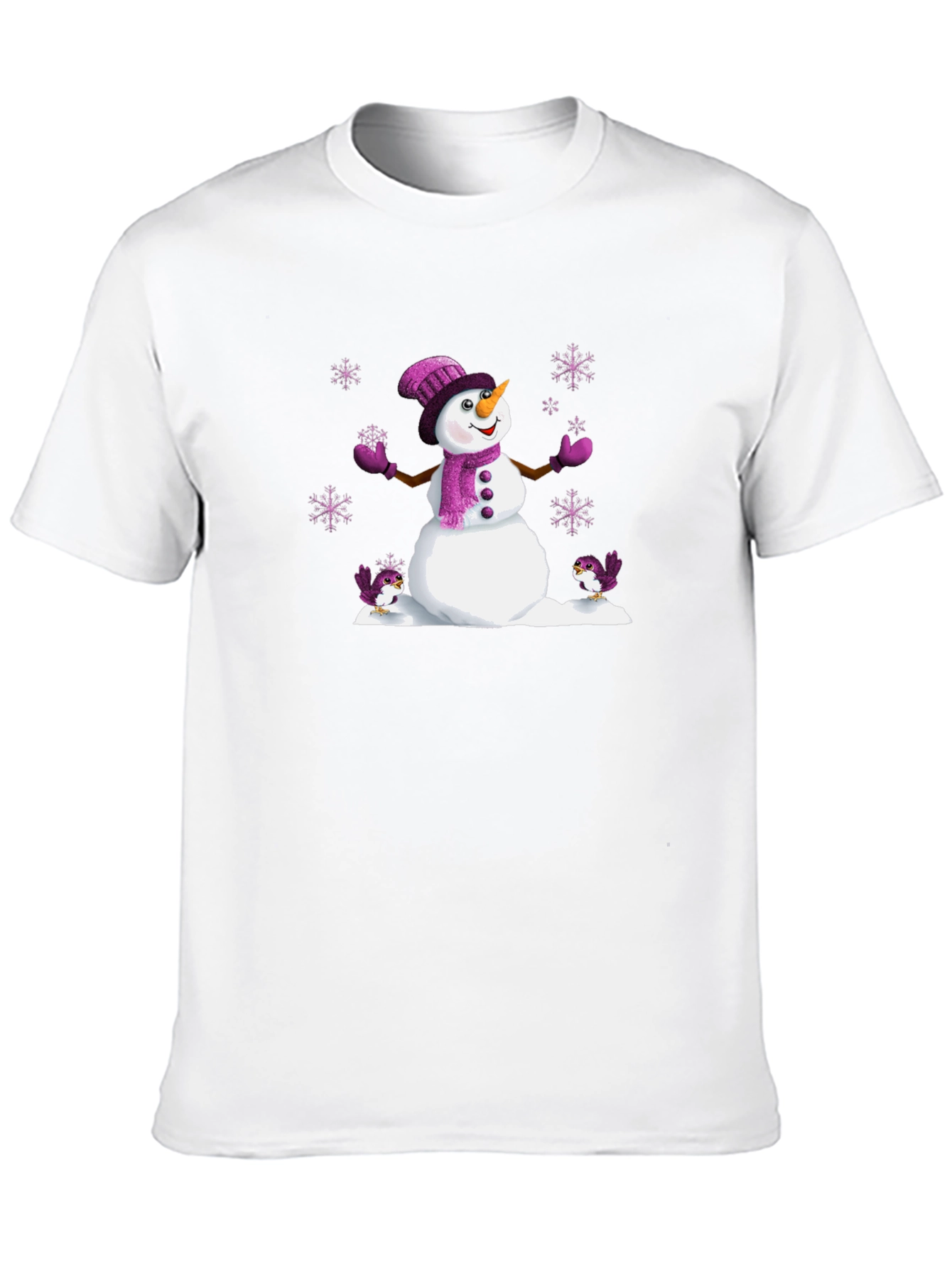 Festive Winter Snowman Graphic Tee