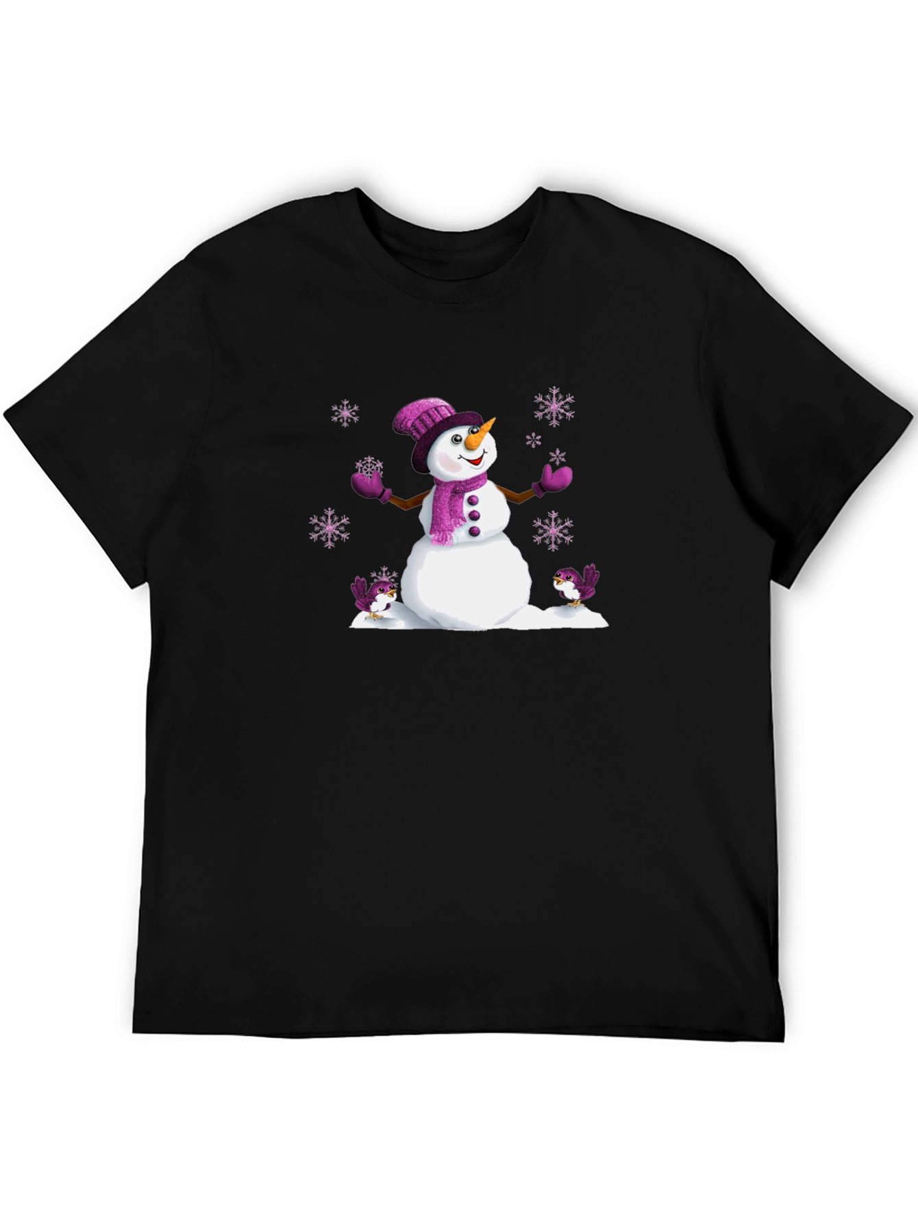 Festive Winter Snowman Graphic Tee