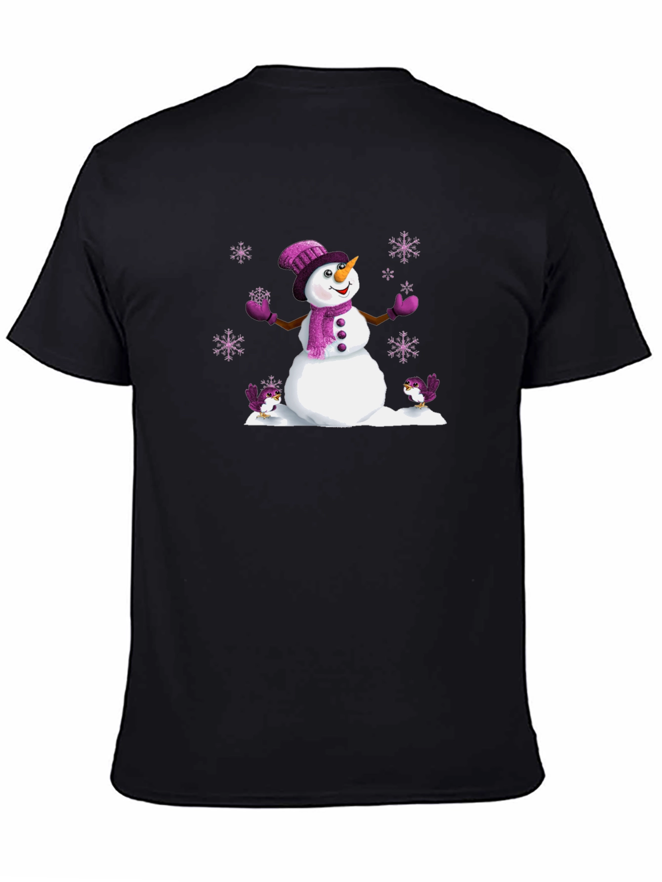 Festive Winter Snowman Graphic Tee