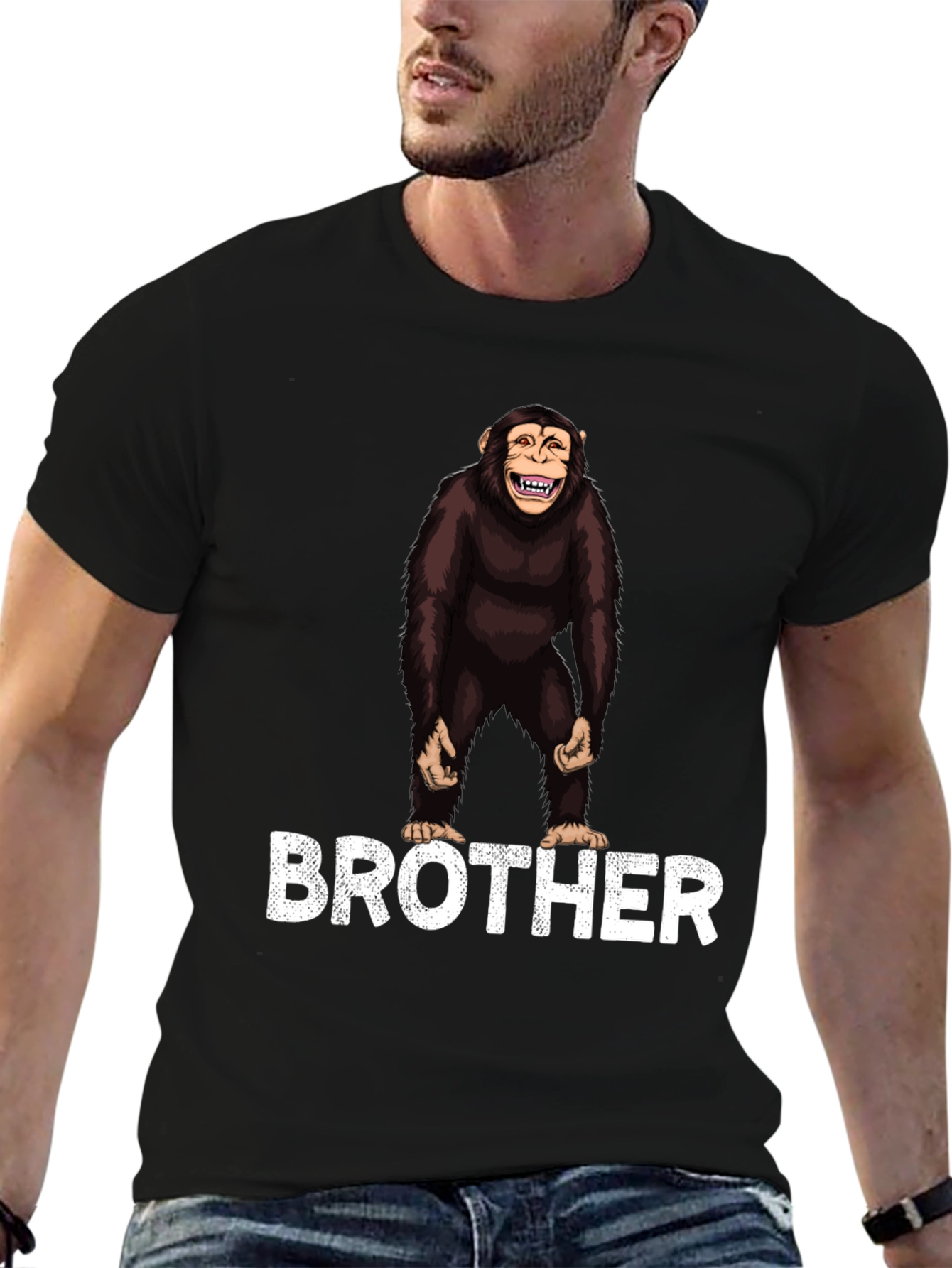 Chimpanzee Brother Graphic T-Shirt