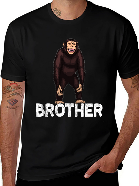 Chimpanzee Brother Graphic T-Shirt