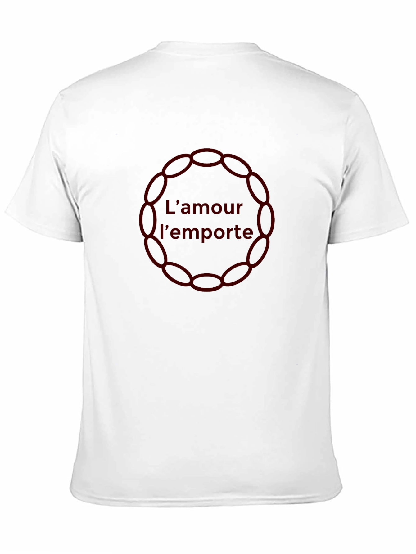 Lamour lemporte Circle Graphic Black T-Shirt