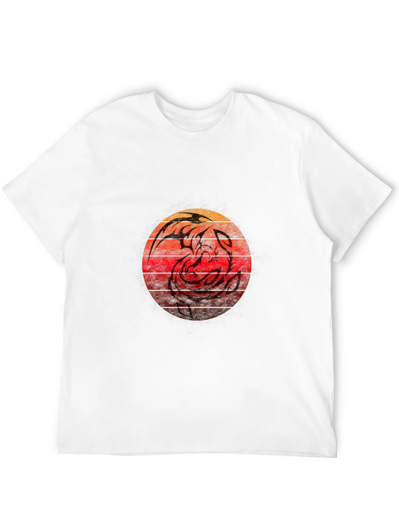 Phoenix Sunset Tee - Mens Black Graphic T-Shirt