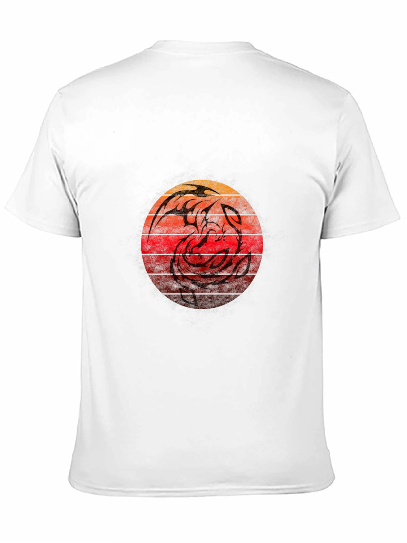 Phoenix Sunset Tee - Mens Black Graphic T-Shirt