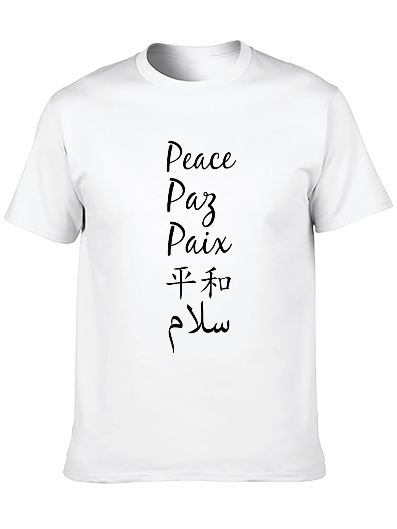 Peace in Multiple Languages T-Shirt