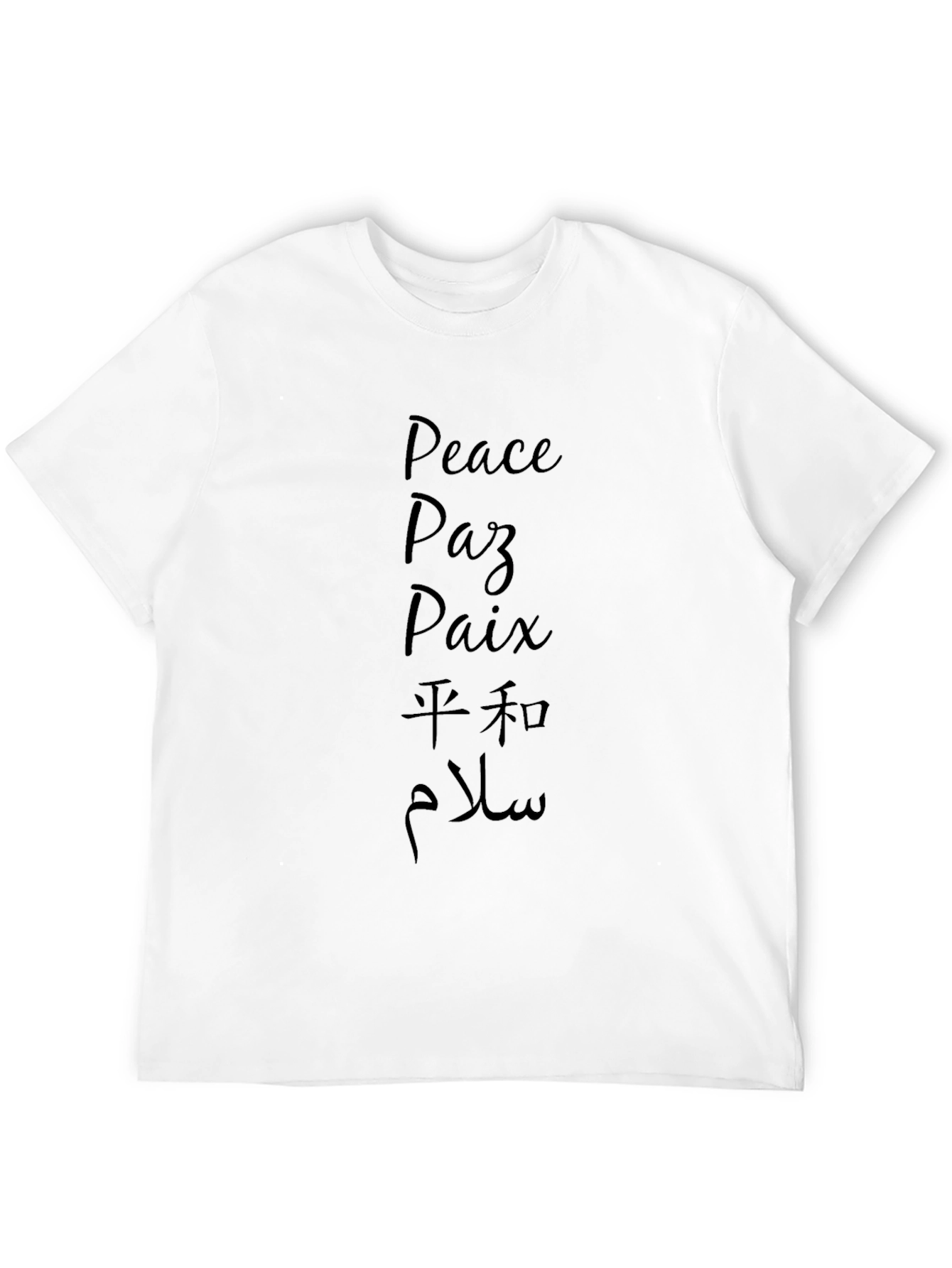 Peace in Multiple Languages T-Shirt