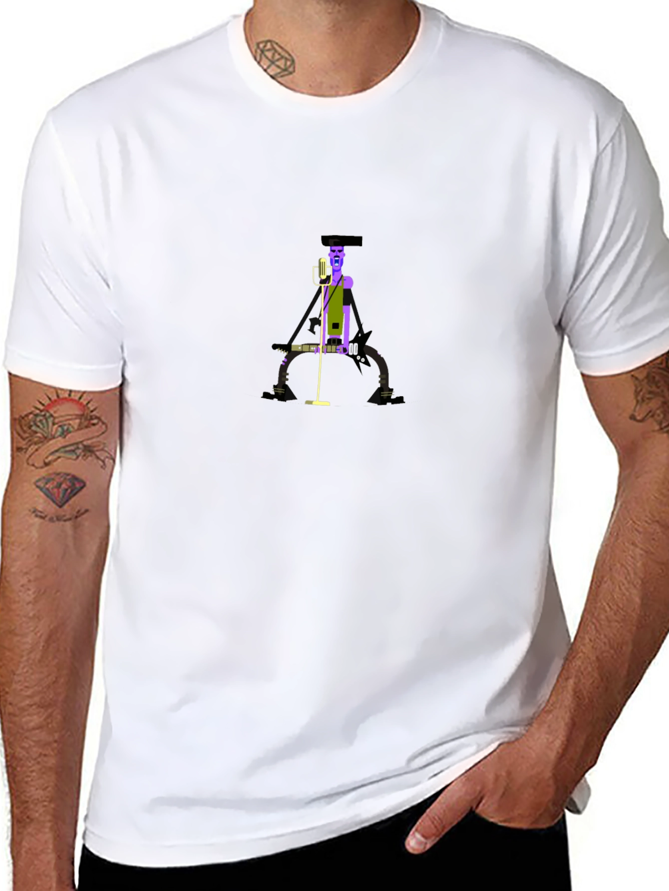 Rockstar Graphic Print Black T-Shirt