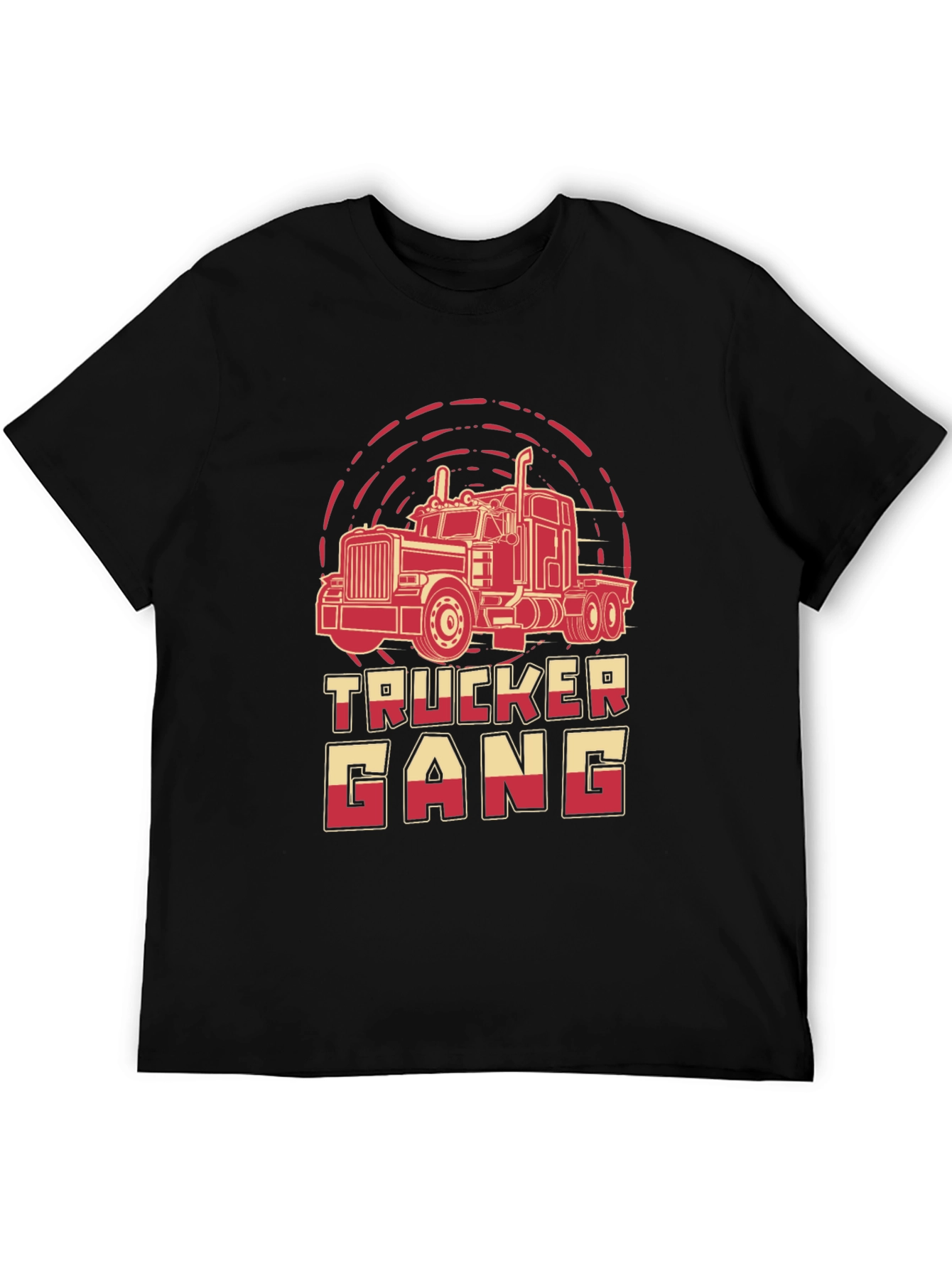 Trucker Gang Graphic Tee - Bold Truck Design