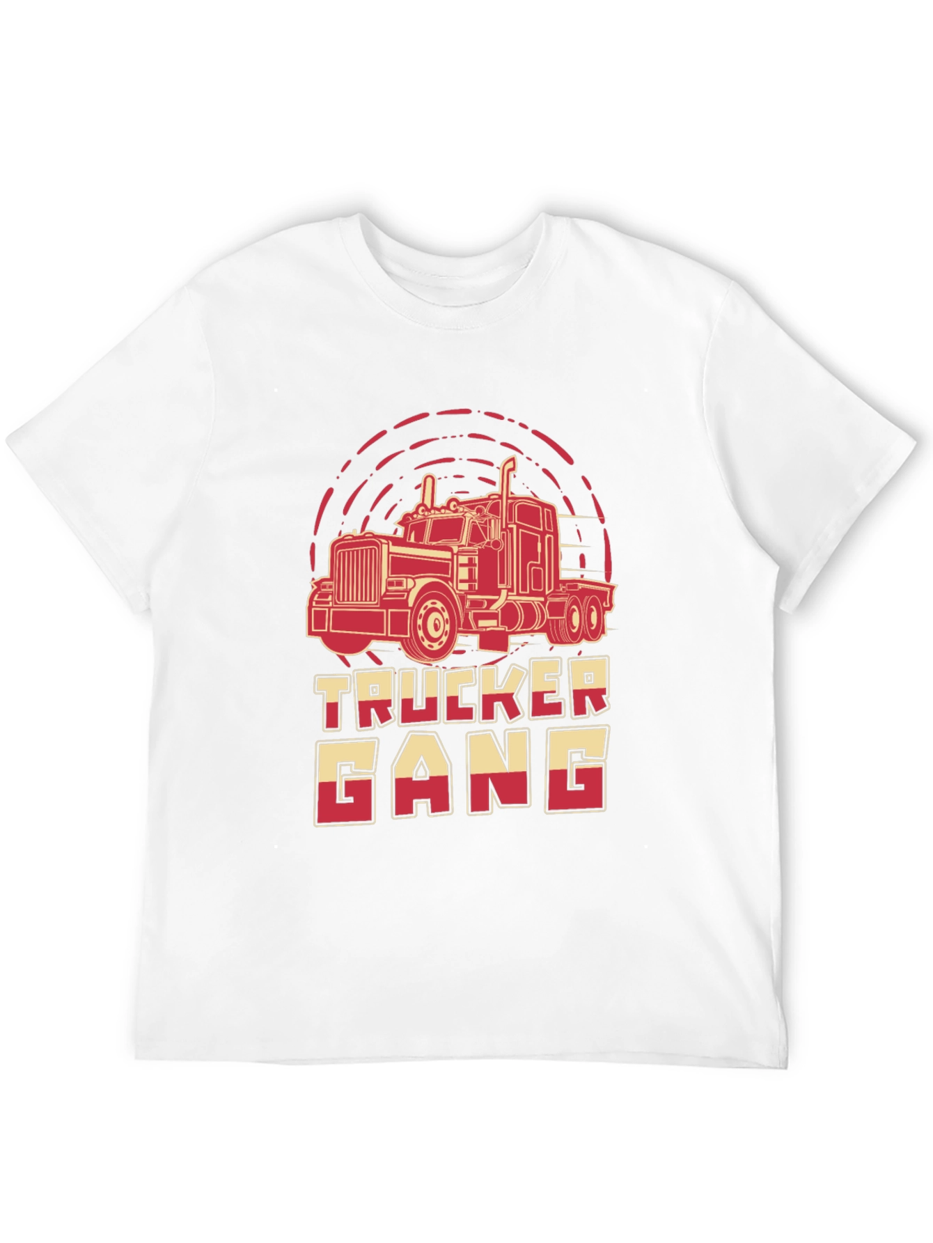 Trucker Gang Graphic Tee - Bold Truck Design